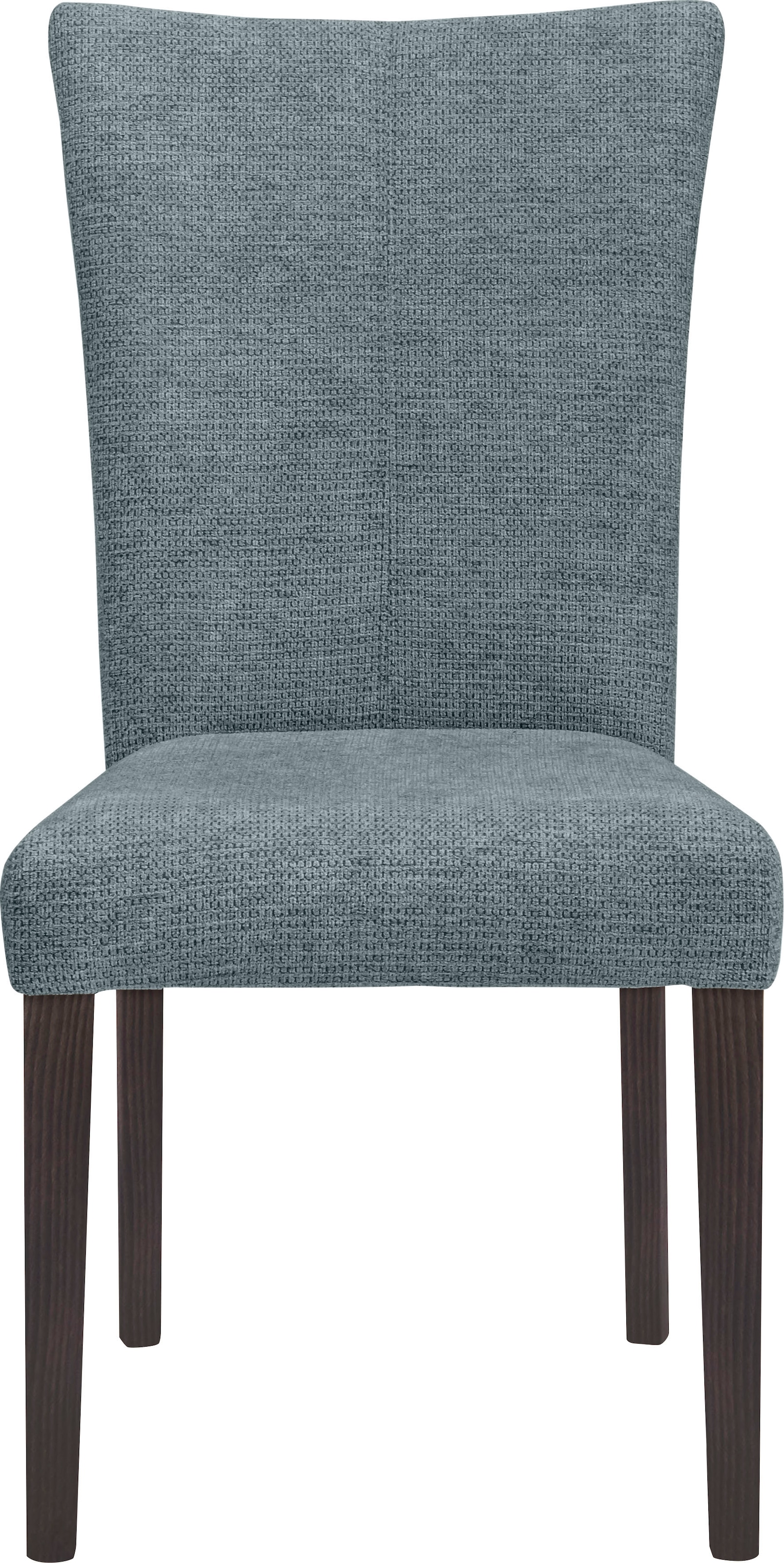 Home affaire 4-Fußstuhl »Aspen«, (Set), 2 St., Softstruktur, Beine aus massiver Buche, wengefarben lackiert