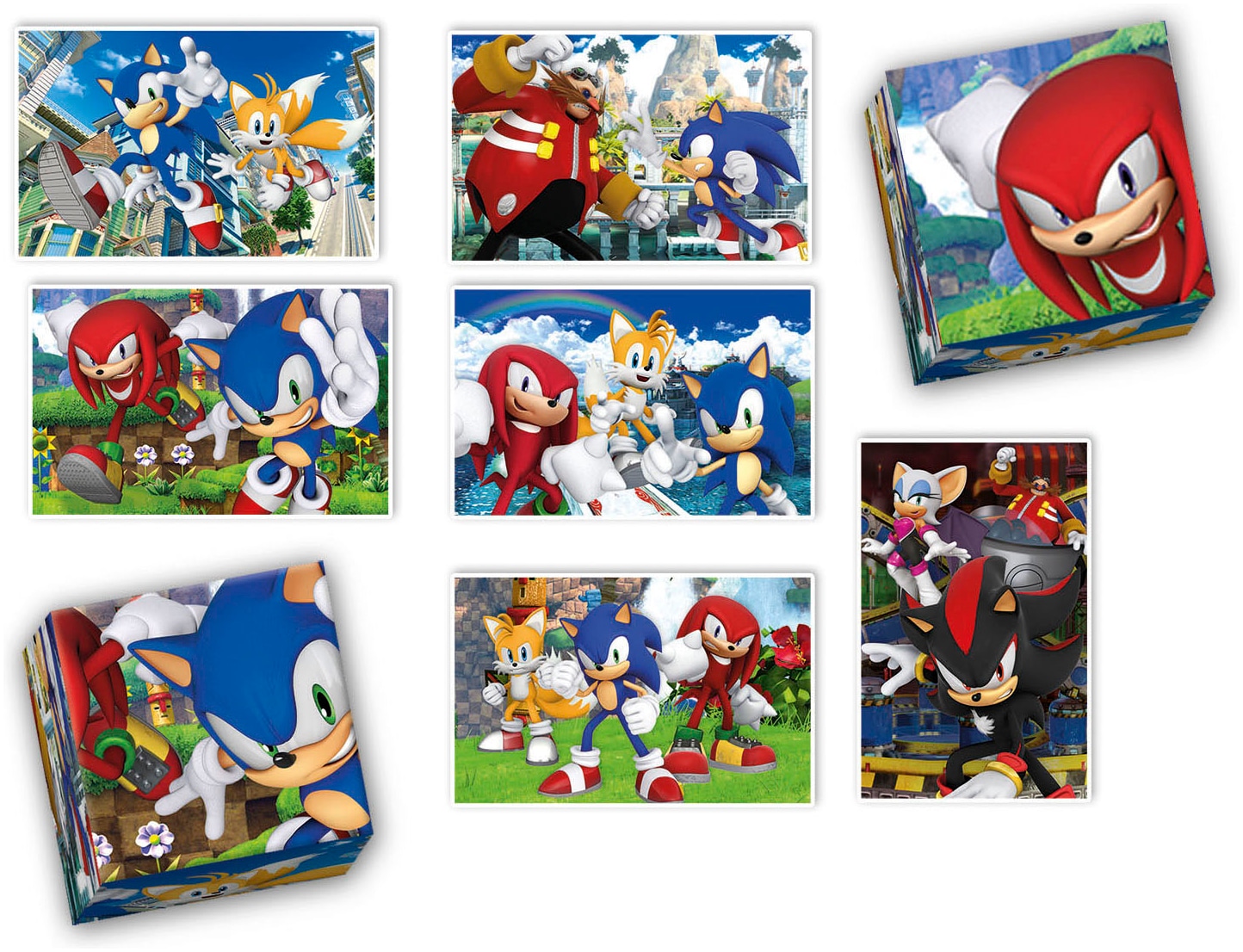 Clementoni® Puzzle »Edukit, 4n1, Sonic«, Made in Europe