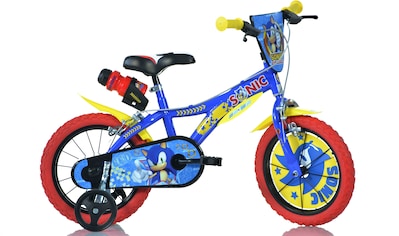 Dino Kinderfahrrad »Sonic«, 1 Gang, mit Stützrädern, Trinkflasche und Frontschild kaufen