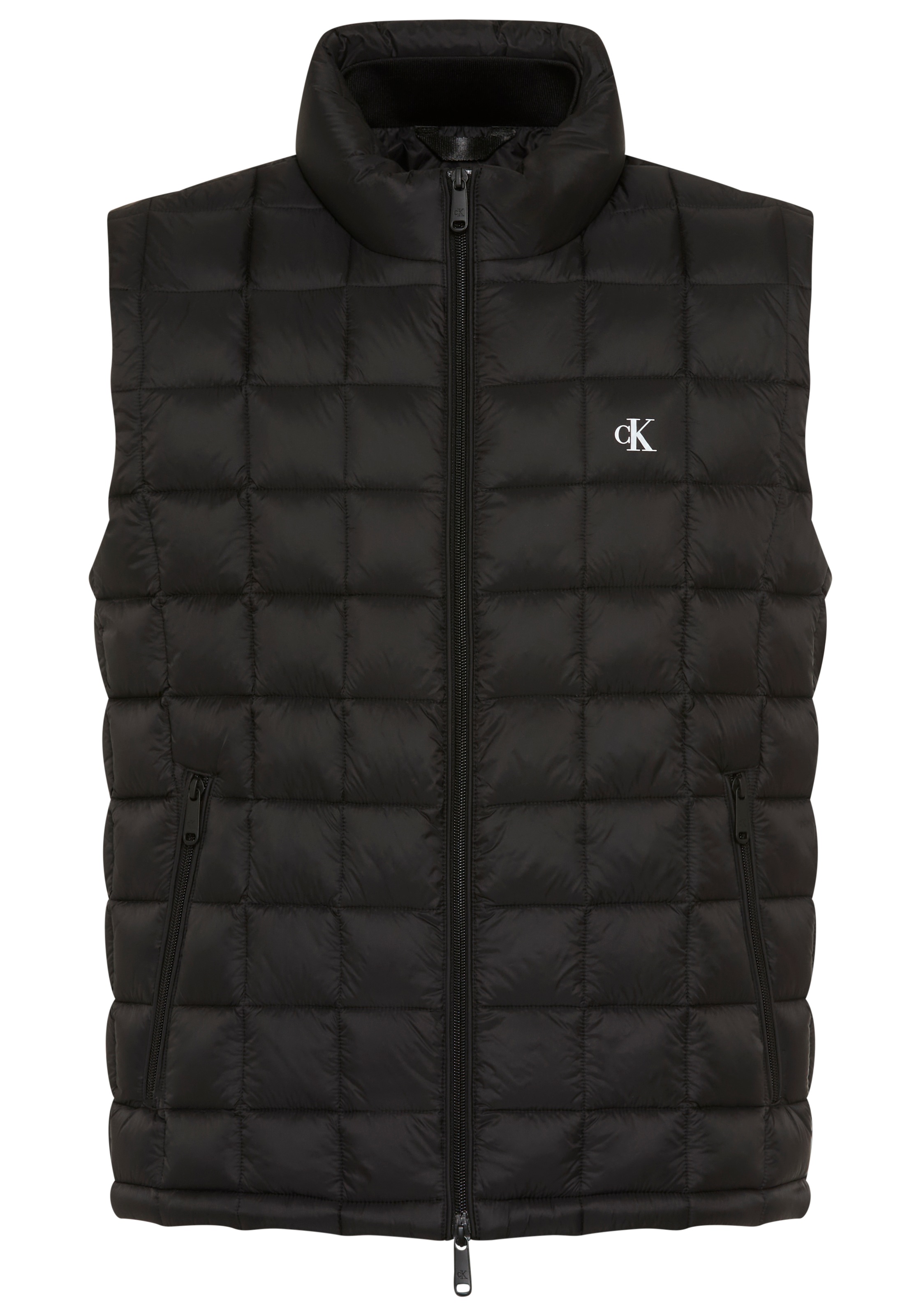 Calvin Klein Jeans Steppjacke Stehkragen, 2-Wege-Zipper, modische Steppung