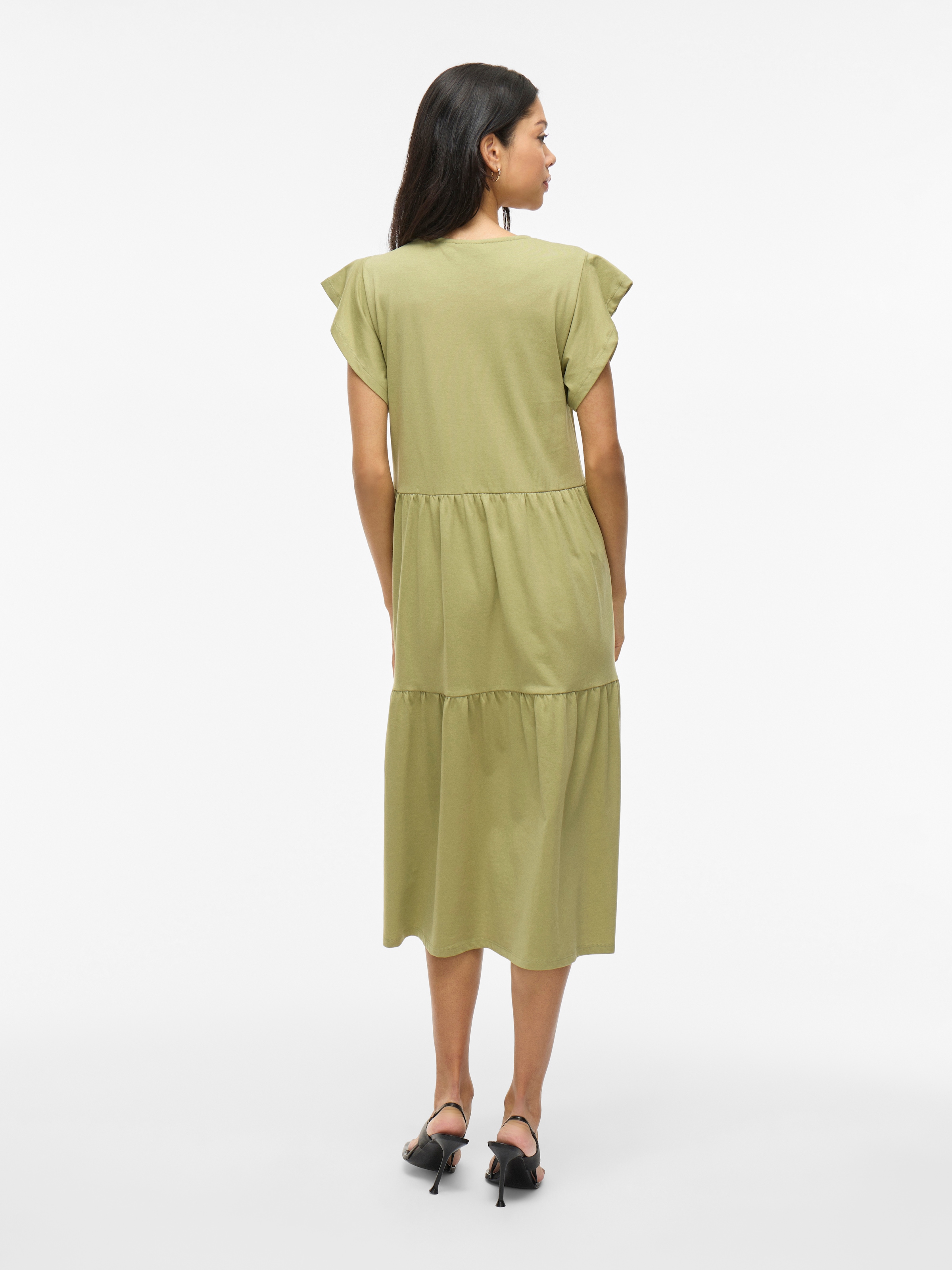 Vila Sommerkleid »VISUMMER S/S MIDI DRESS - NOOS«