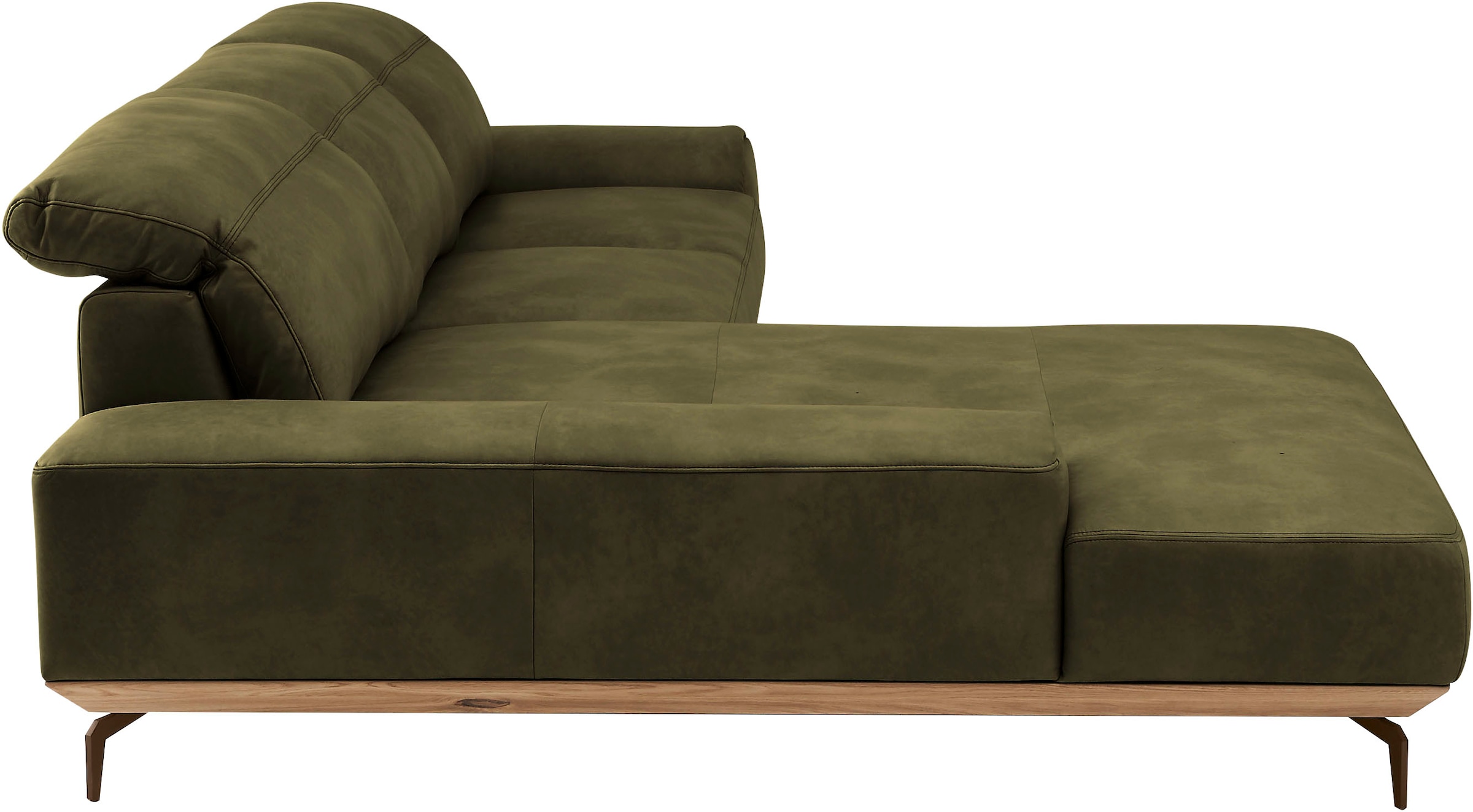Musterring Wohnlandschaft »MR 2490«, Bronze-Fuß Sitzhöhe 46cm, wahlweise mit Funktionen, Maße 342 x 207 cm