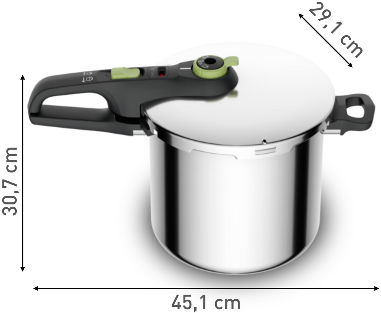 Tefal Schnellkochtopf »Secure Trendy« 1 Stk. tlg. Edelstahl