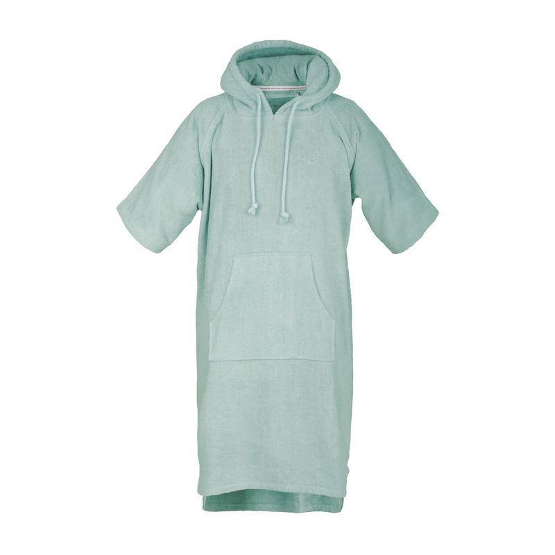 TOM TAILOR HOME Badeponcho »Surfponcho COLOR BATH« 1 Stk. tlg., mit Kordel, Bauchtasche, saugstark, Baumwolle, auch in Kindergrößen Fresh Sage LXL...