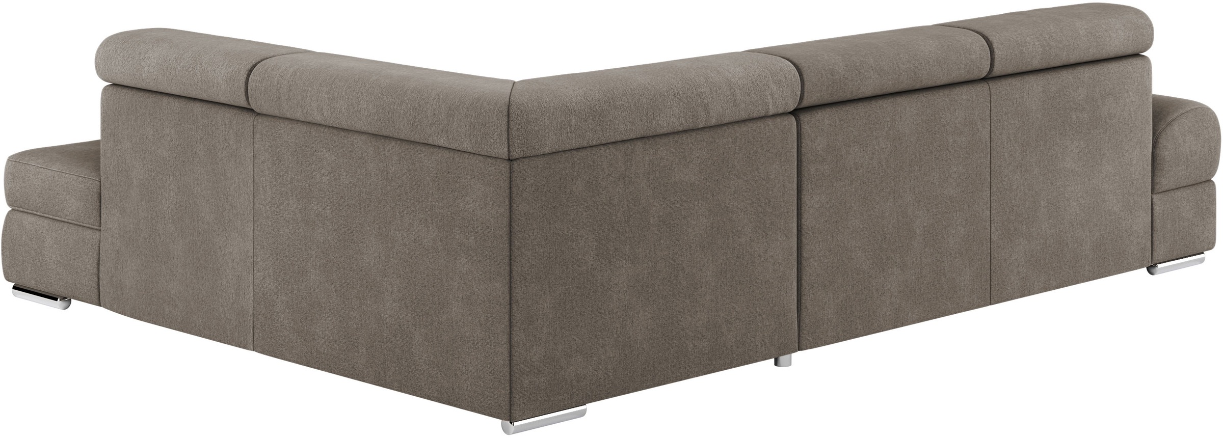 sit&more Ecksofa »Broadway L-Form«, mit verstellbaren Kopfteilen, wahlweise mit Bettfunktion