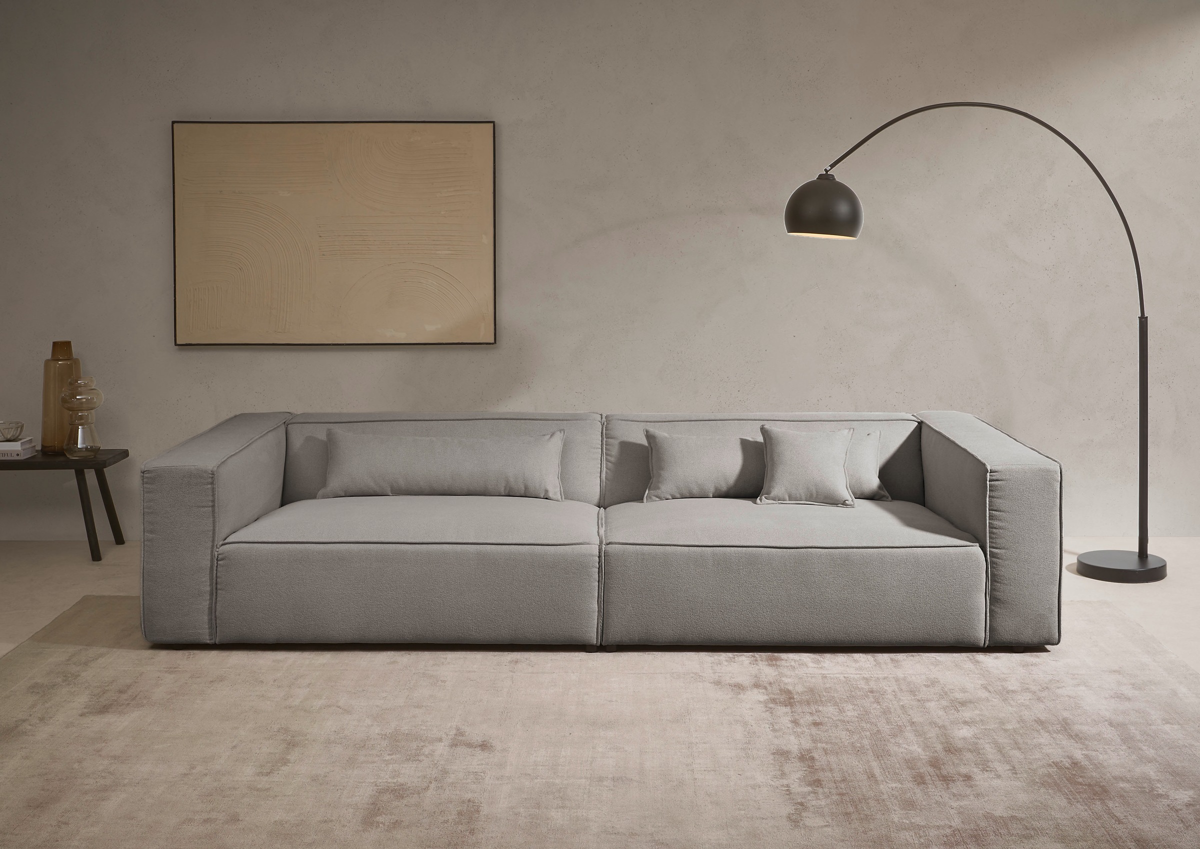 LeGer Home by Lena Gercke 3-Sitzer »PIARA, XXL Sofa mit Kedernaht, Big-Sofa günstig online kaufen