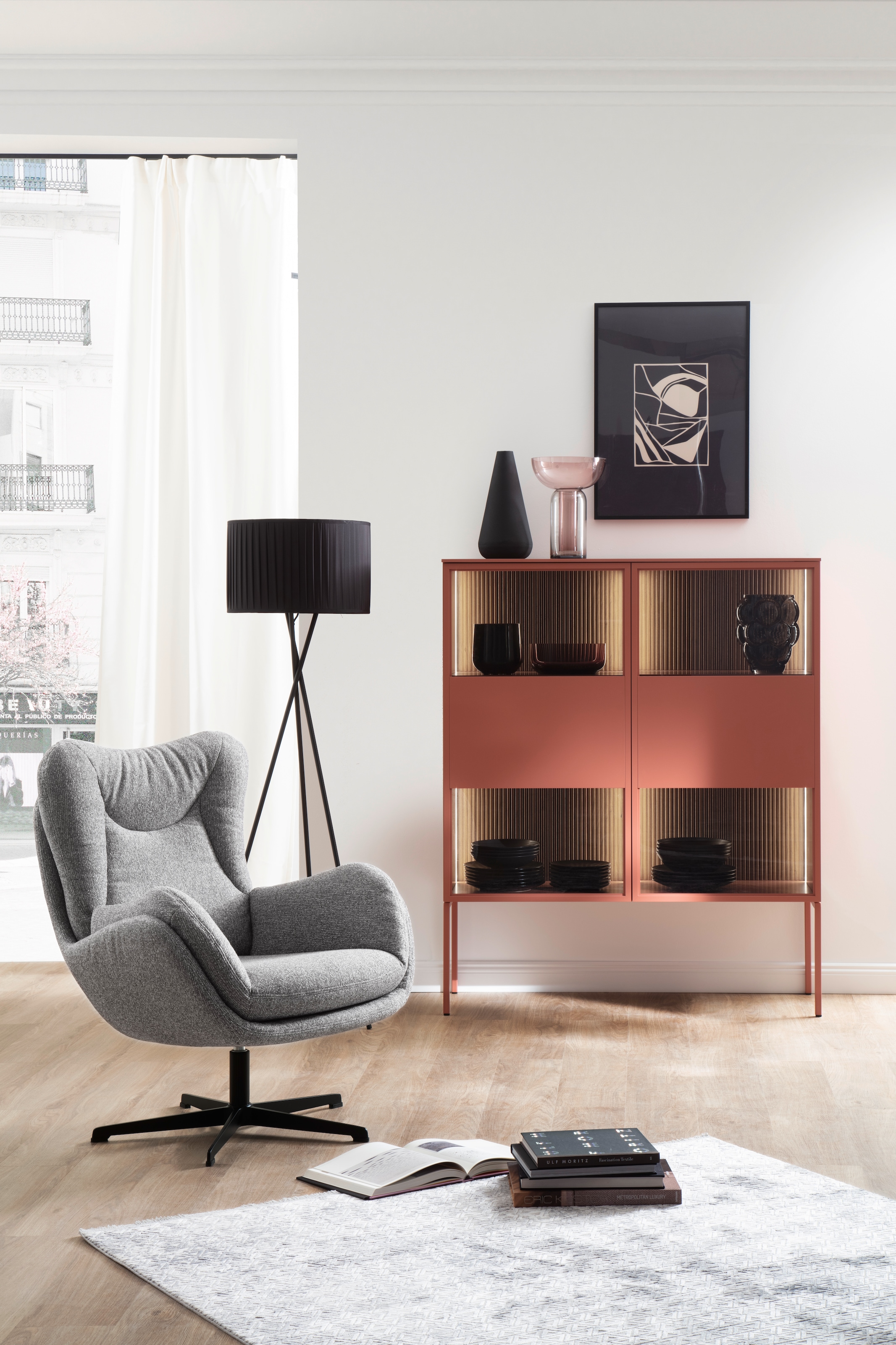 SCHÖNER WOHNEN-Kollektion Teppich »Vision 213« rechteckig 7 mm Höhe Viskoseteppich mit Glanz, Wohnzimmer