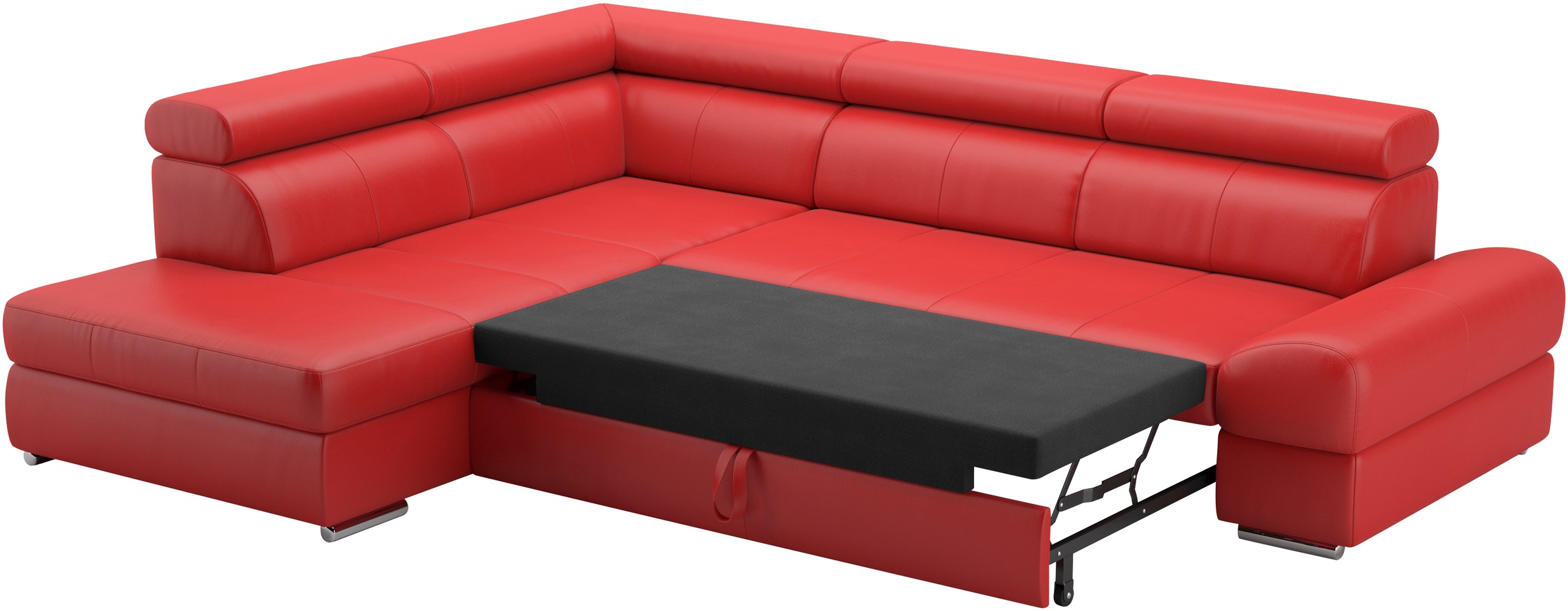 sit&more Ecksofa »Broadway L-Form«, mit verstellbaren Kopfteilen, wahlweise mit Bettfunktion