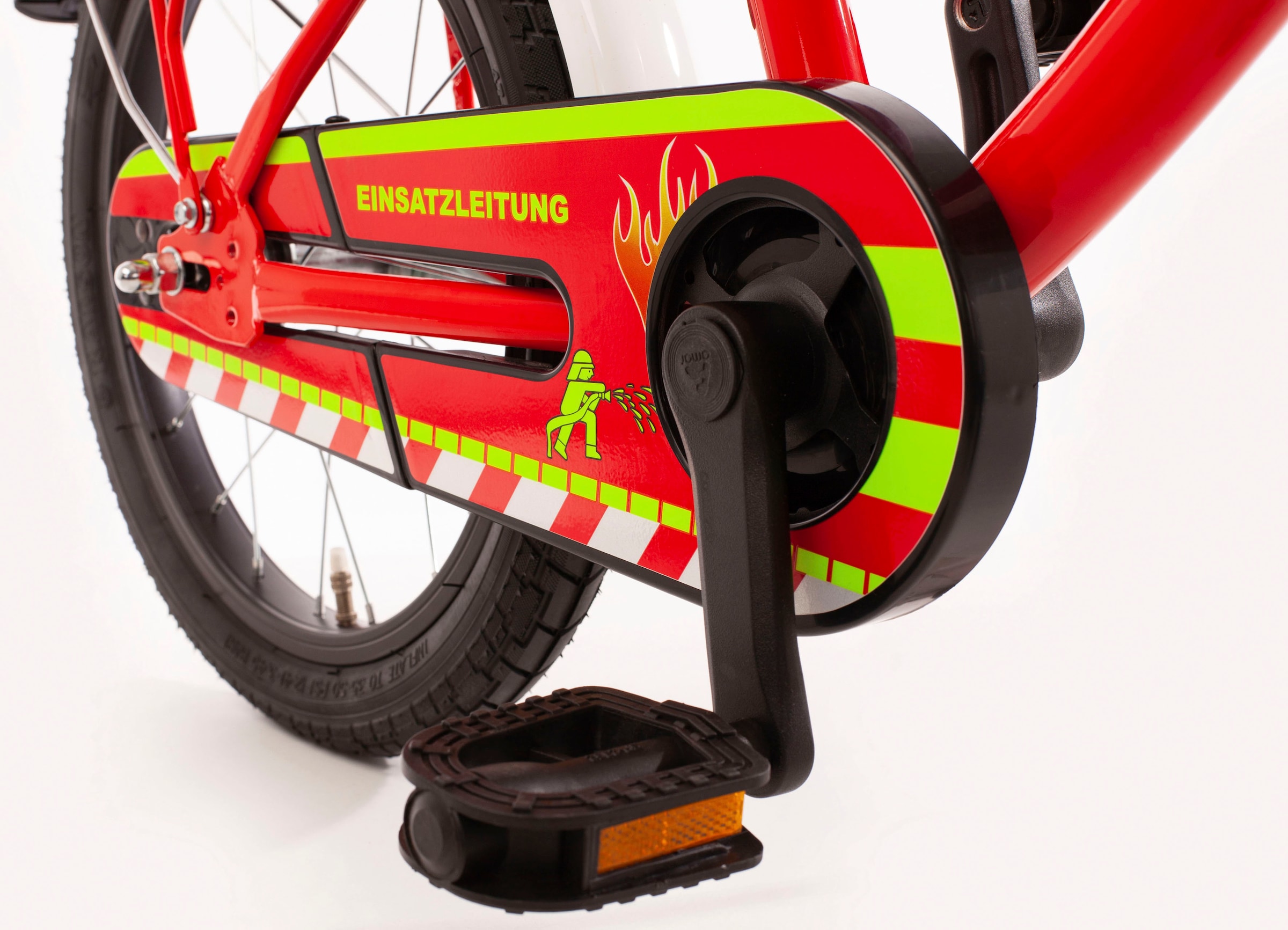 Bachtenkirch Kinderfahrrad »16" Feuerwehr«, 1 Gang, ohne Schaltung