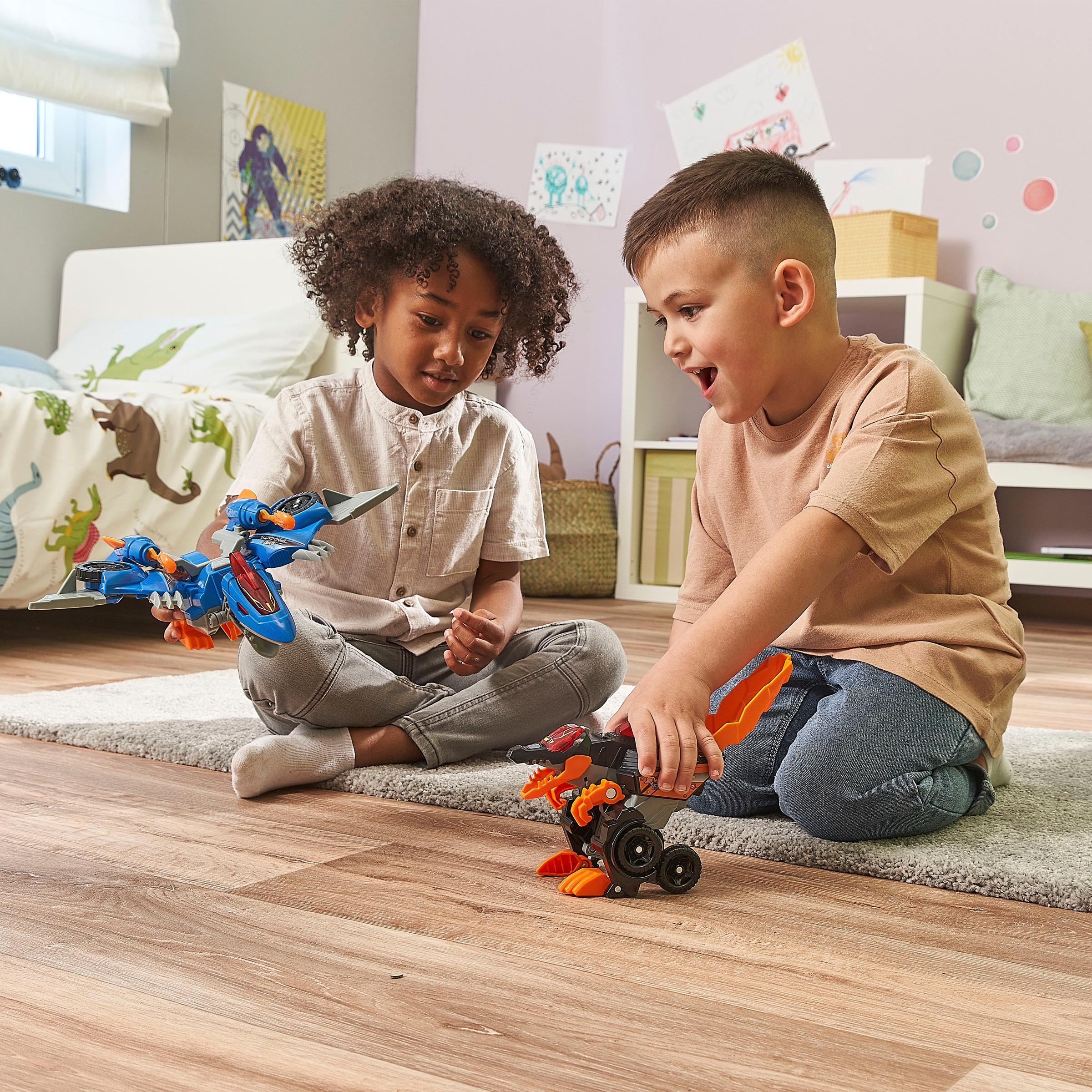 Vtech® Spielfigur »Switch & Go Dinos 2-in-1 Spinosaurus & Pterodaktylus«, mit Sound und Lichteffekten