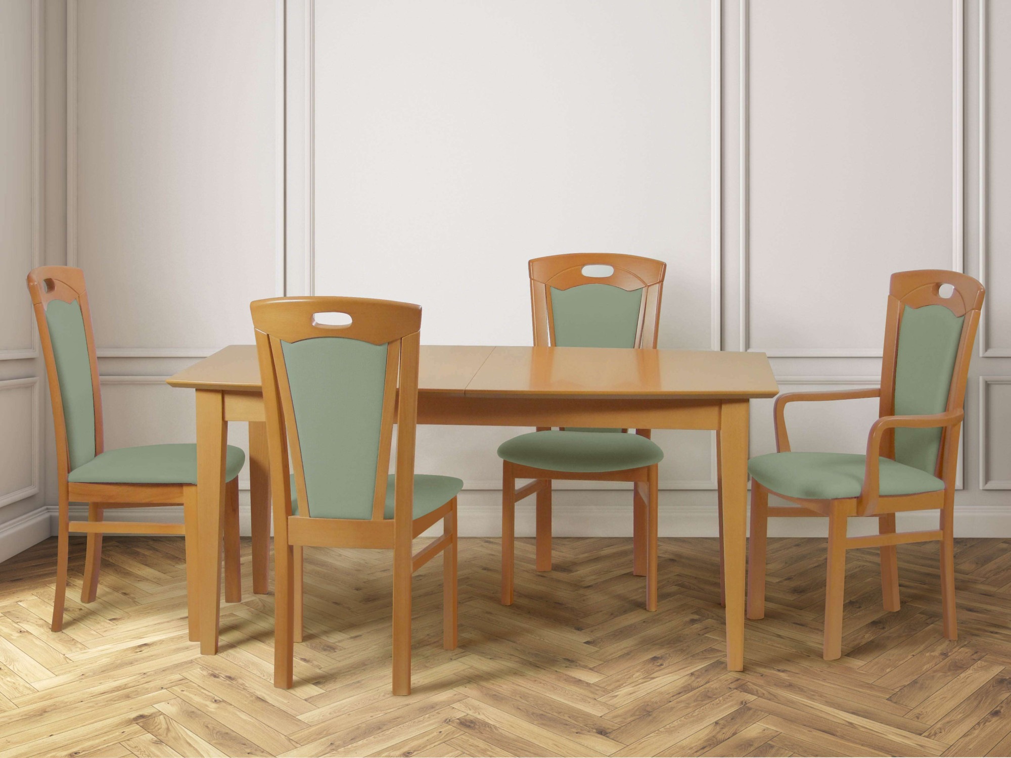 Home affaire Esszimmerstuhl »FERDI Made in Italy, Massivholz« (Set) 2 Stk.B günstig online kaufen