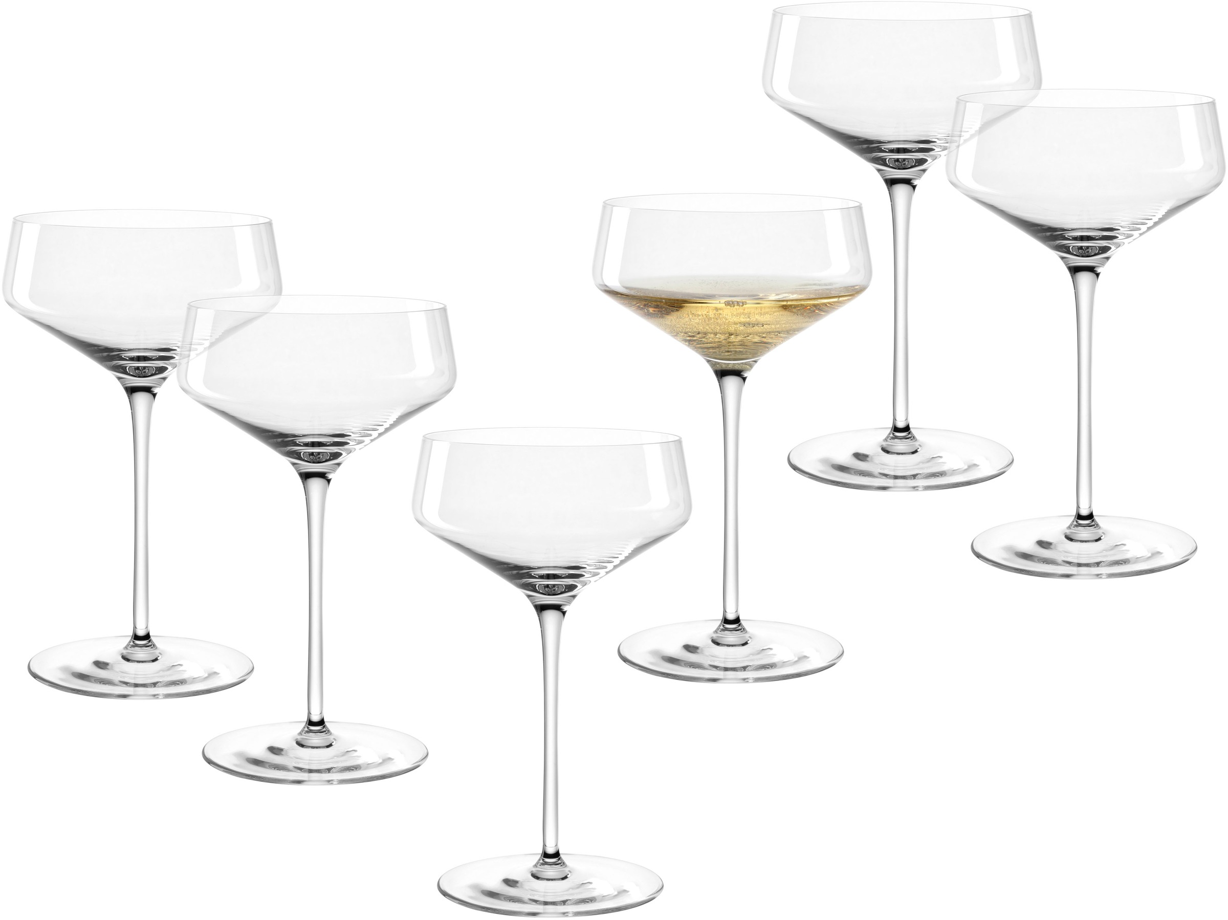 LEONARDO Champagnerglas »Champagnerschale PUCCINI, 350 ml, 6er-Set« Spülmas günstig online kaufen
