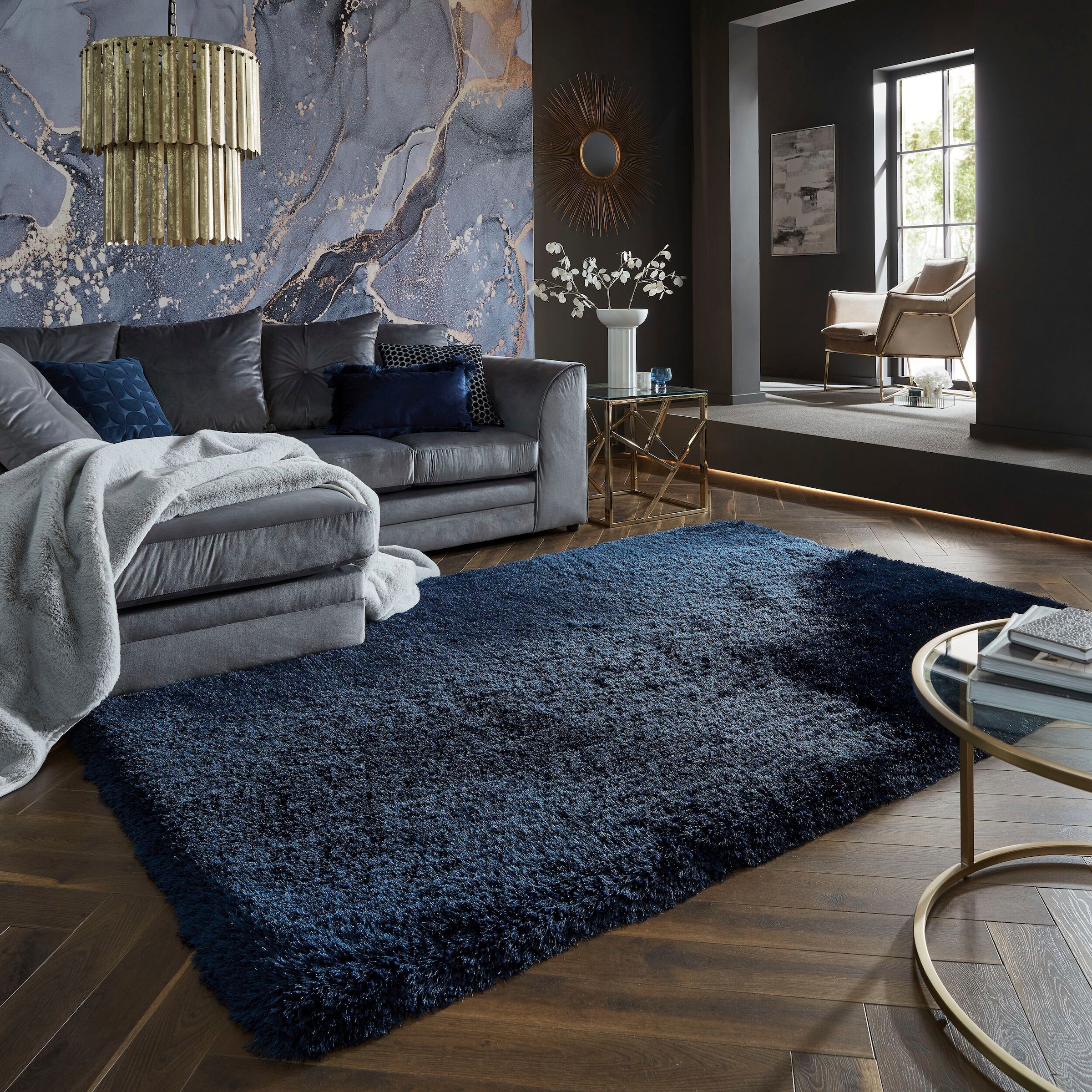 FLAIR RUGS Hochflor-Teppich »Pearl«, rechteckig, 70 mm Höhe
