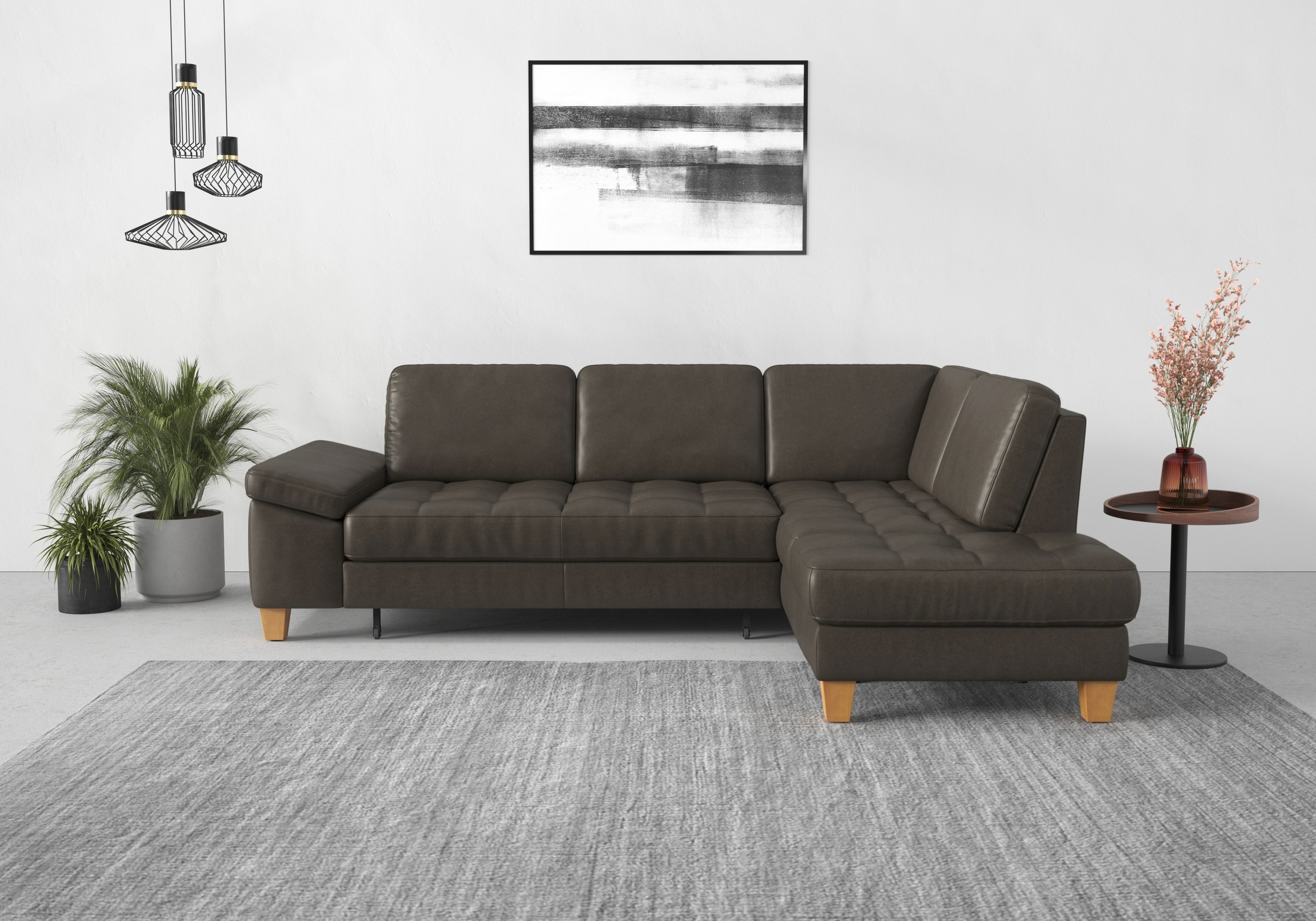 sit&more Ecksofa »Westham L-Form«, mit Ottomane, mit oder ohne Bettfunktion günstig online kaufen