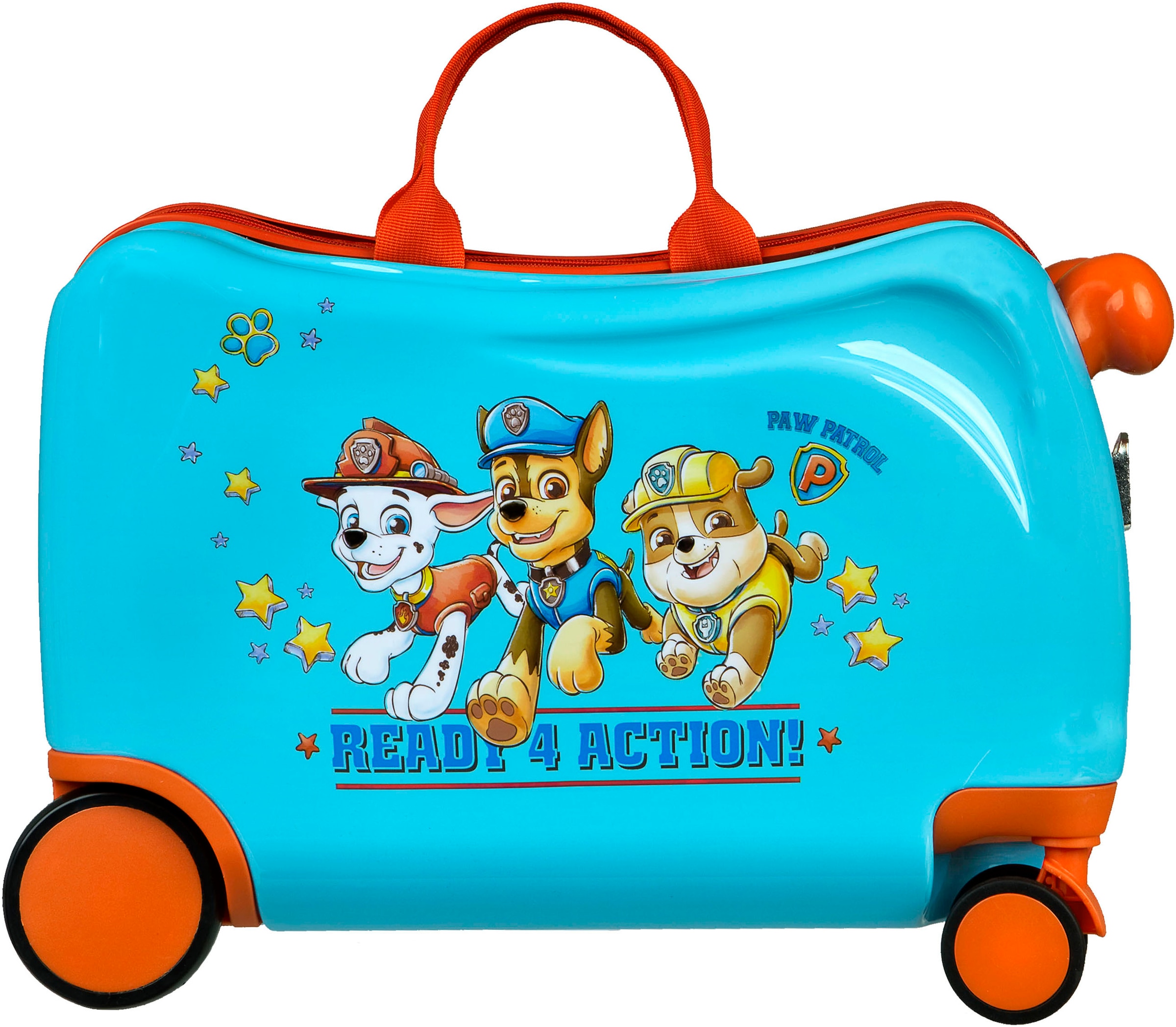 UNDERCOVER Kinderkoffer »Ride-on Trolley, Paw Patrol«, 4 Rollen, zum sitzen und ziehen