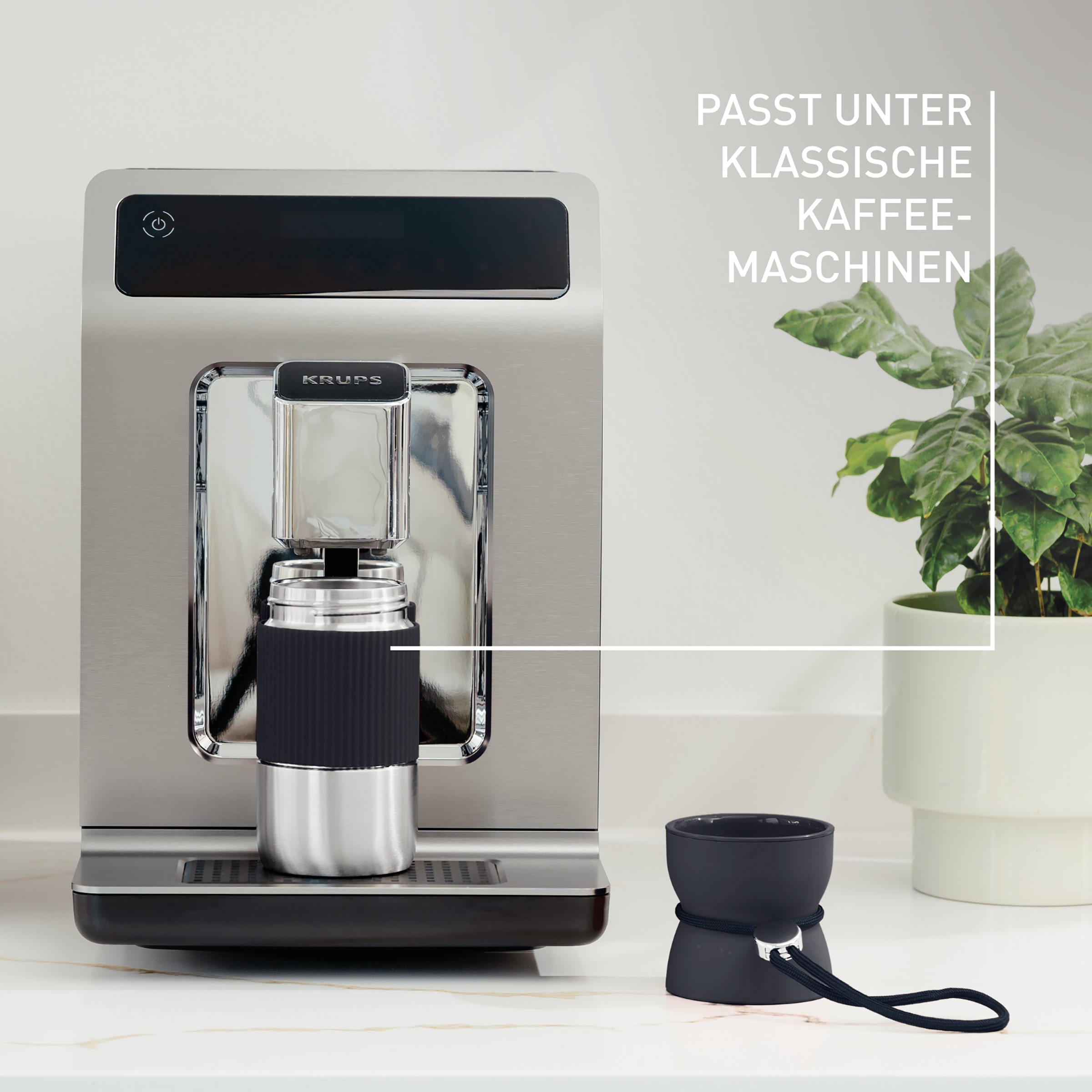 Emsa Thermobecher »beYou Cup« 0,36 Liter, aromatischer Trinkgenuss, 100% dicht, mit Trageband