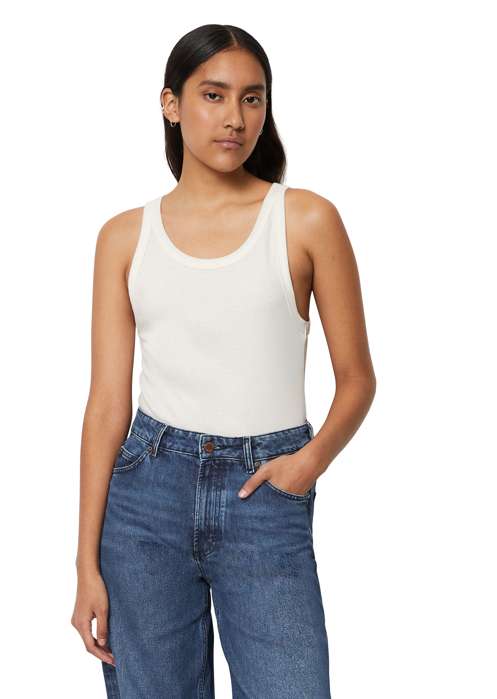 Marc O'Polo DENIM Tanktop im schlichten Basic Look