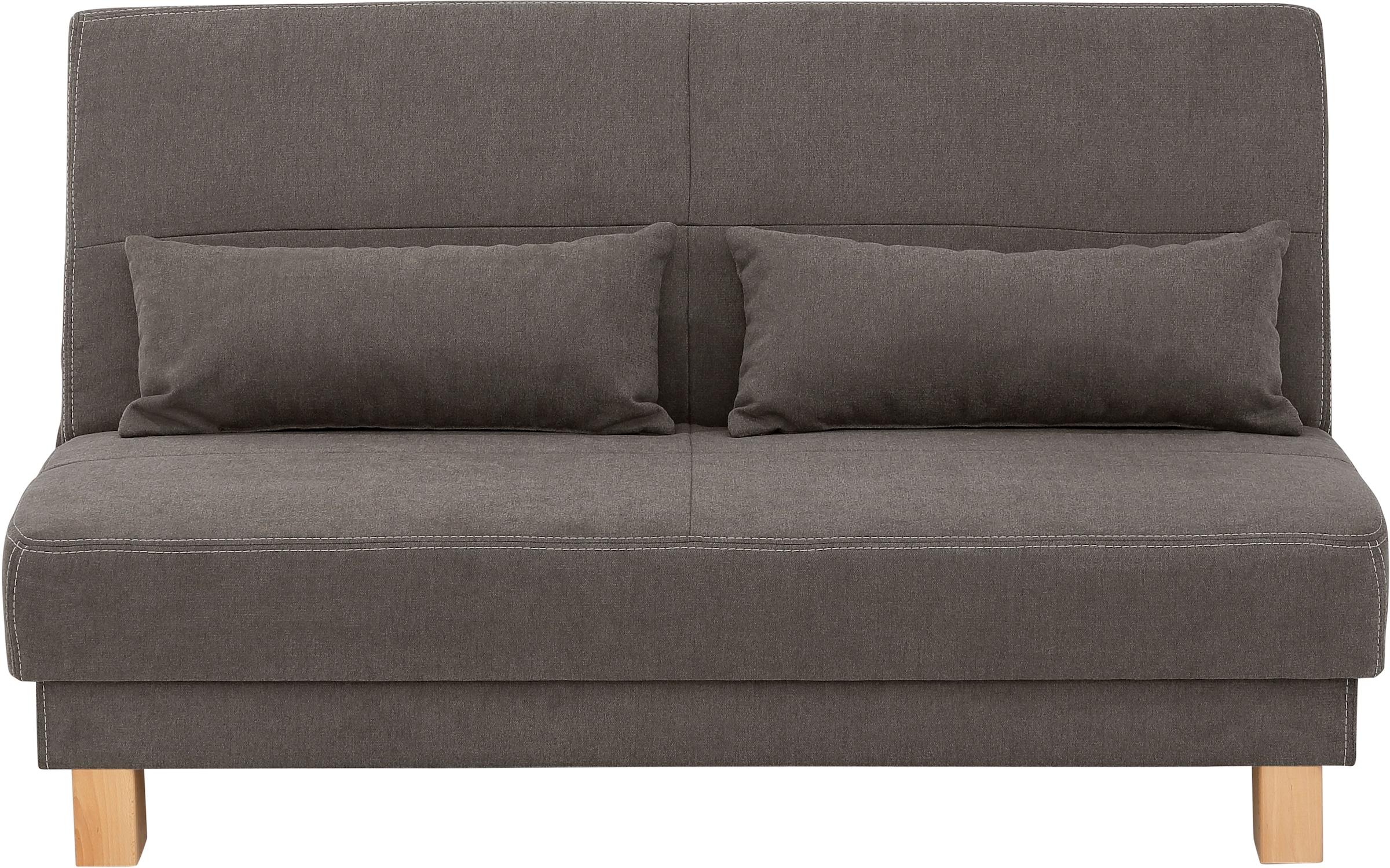 Home affaire Schlafsofa »Gina«, vom Sofa zum Bett mit einem Handgriff, in 4 Breiten, Nierenkissen