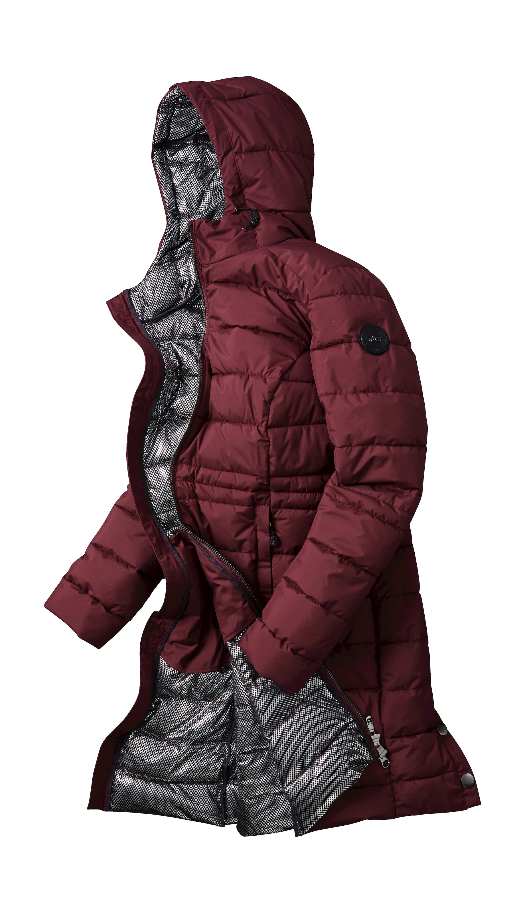 STOY Steppmantel »STW 12 WMN QLTD PRK«, STOY Damen Parka: warm, wasserabweisend, winddicht, umweltfreundlich