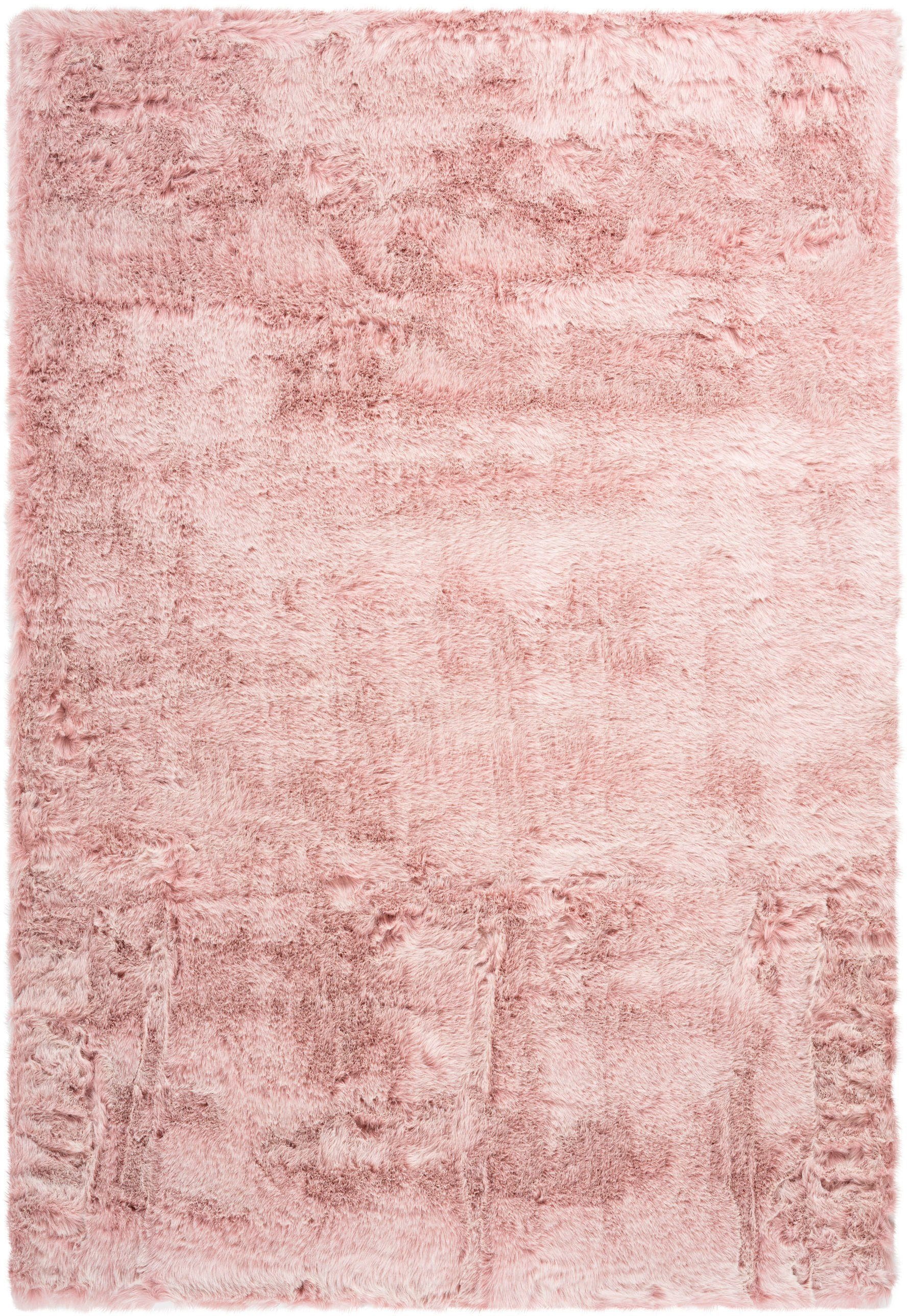 calo-deluxe Hochflor-Teppich »Emica-1000«, rechteckig, 52 mm Höhe, Kunstfell, Wohnzimmer