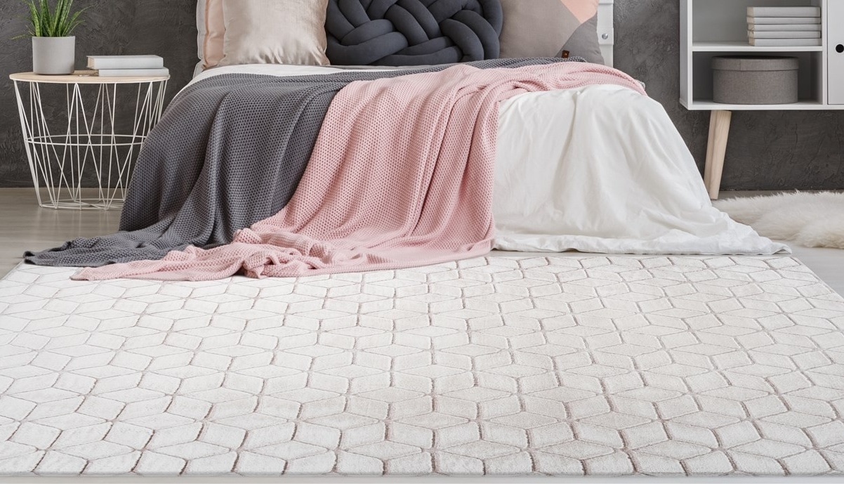 my home Teppich »Conni«, rechteckig, 20 mm Höhe, retro, Wohnzimmer günstig online kaufen