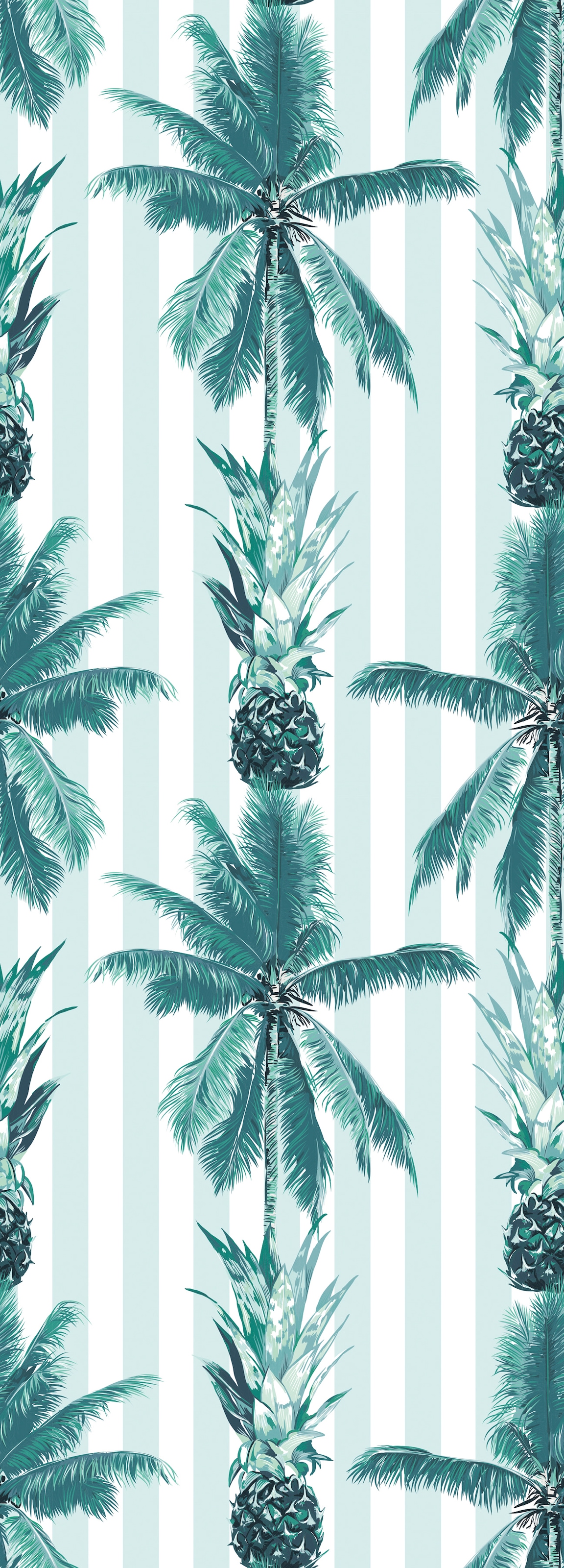 queence Vinyltapete »Pineapple Dream«, 90 x 250 cm, selbstklebend günstig online kaufen