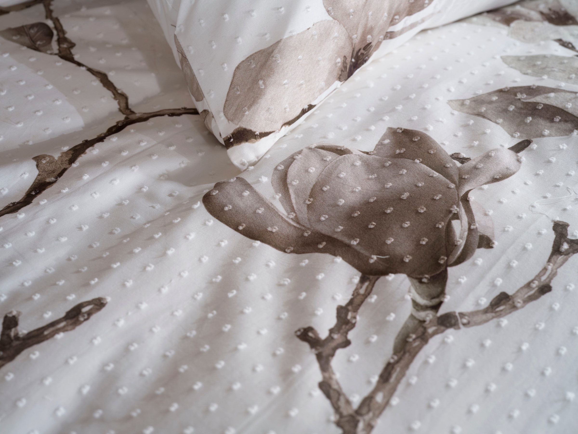 Heckett & Lane Wendebettwäsche »Rio« 2 Stk. tlg. Blumen Muster, 100% Baumwolle ab 135x200 cm.