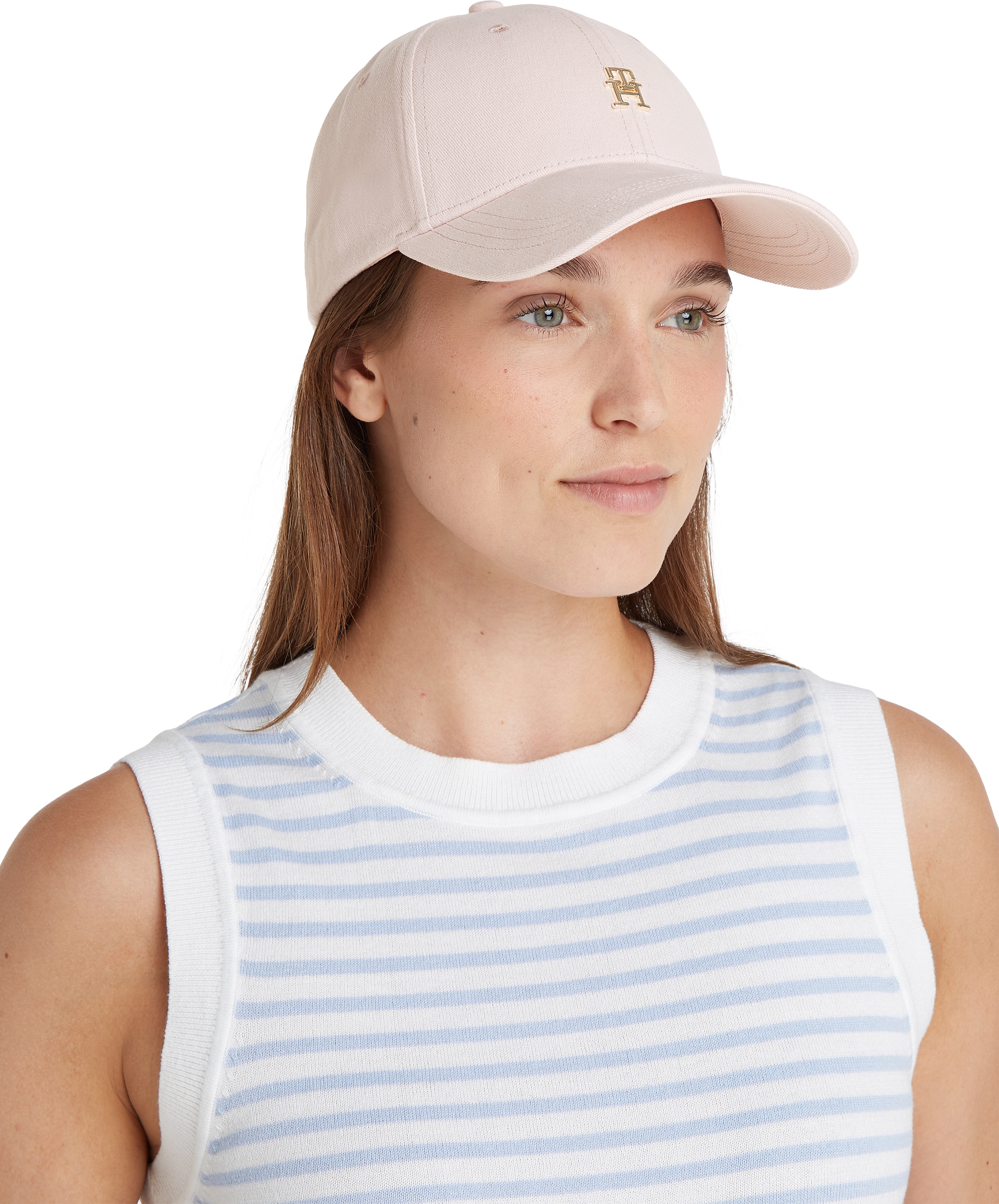 Tommy Hilfiger Baseball Cap »ELEVATED CHIC CAP«, Mit festem Schirm