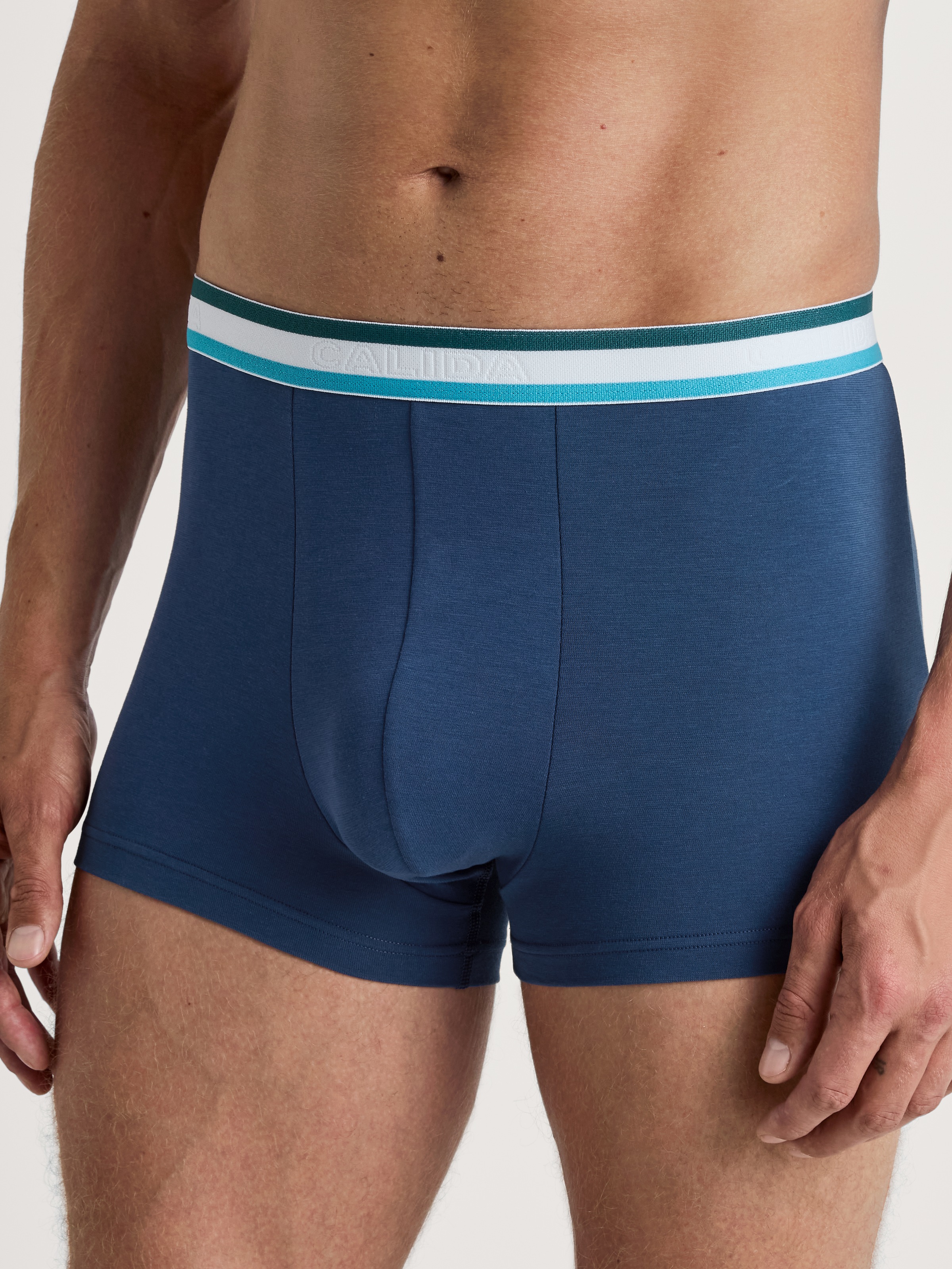 CALIDA Boxershorts »Natural Benefit«, (3er Pack), mit formstabiler Single Jersey-Qualität