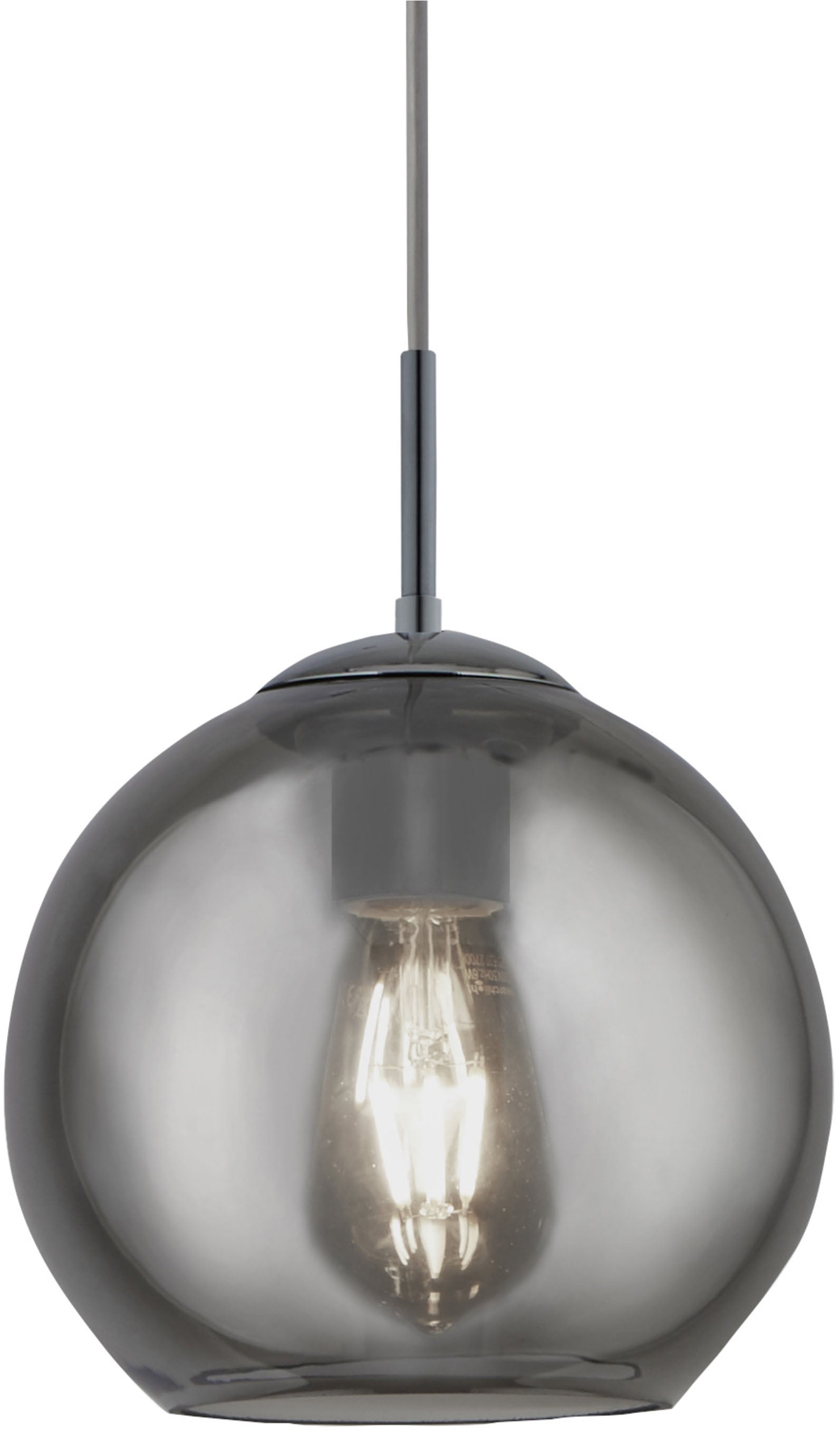 Searchlight Pendelleuchte »Balls 3Lt Pendelleuchte - Chrommetall & Glas« E14 1 Stk.