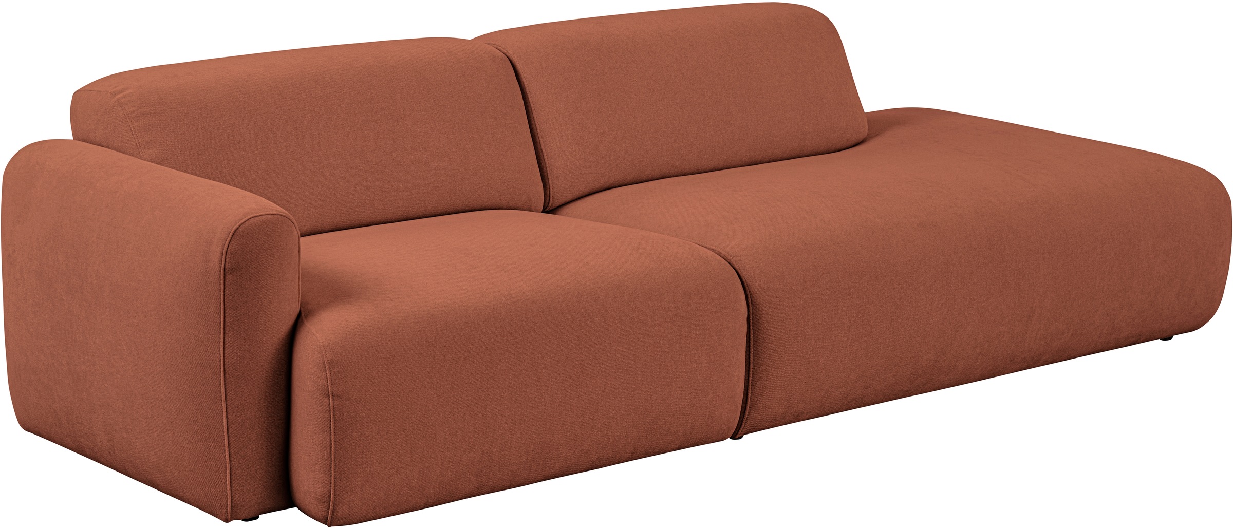 andas 2-Sitzer »Myrland«, Breite 220 cm, Chenille, Easy Clean Stoff, mit Kaltschaum