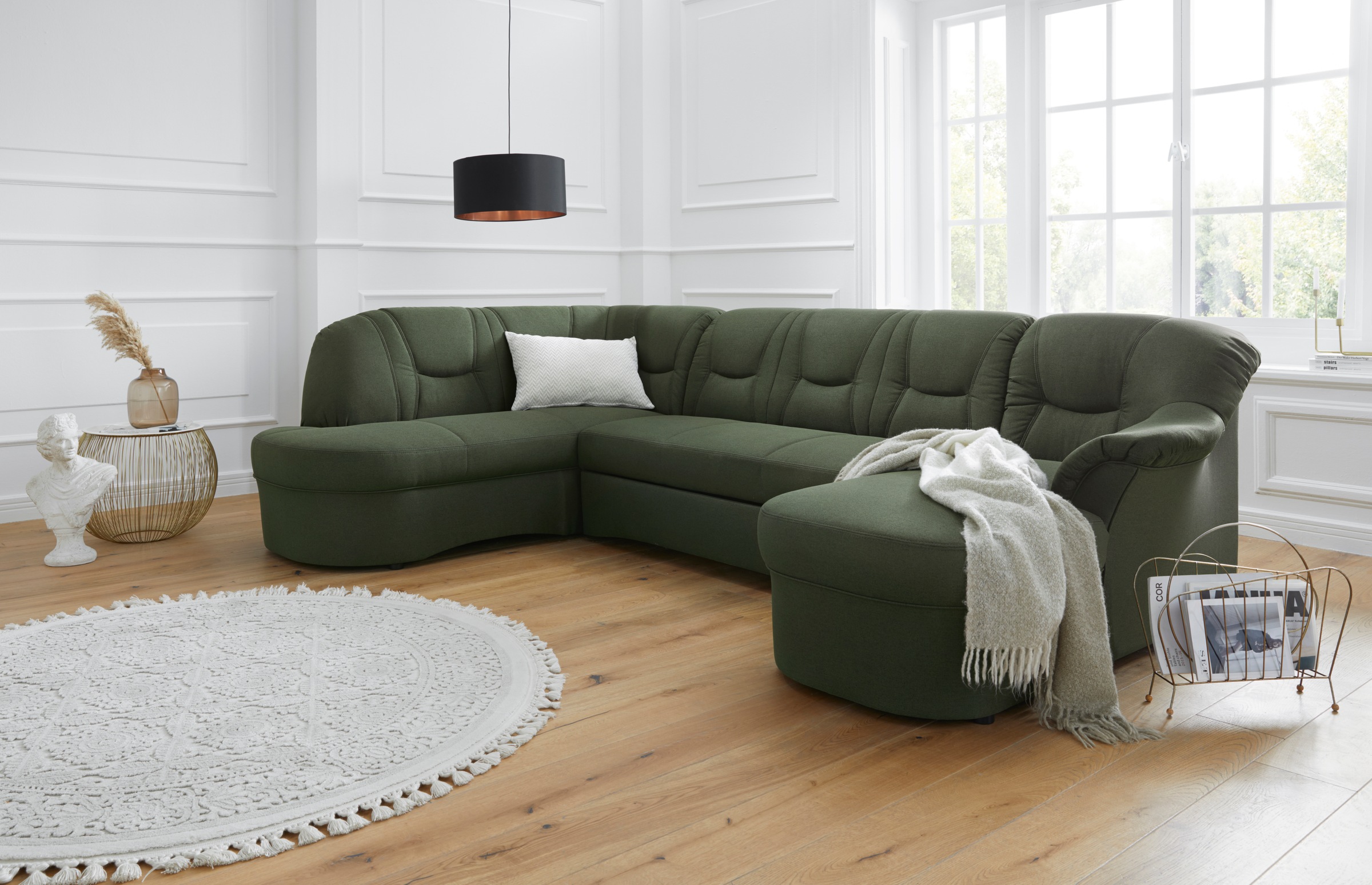 DOMO collection Wohnlandschaft "Sarafina, zeitlos und komfortabel, optional günstig online kaufen