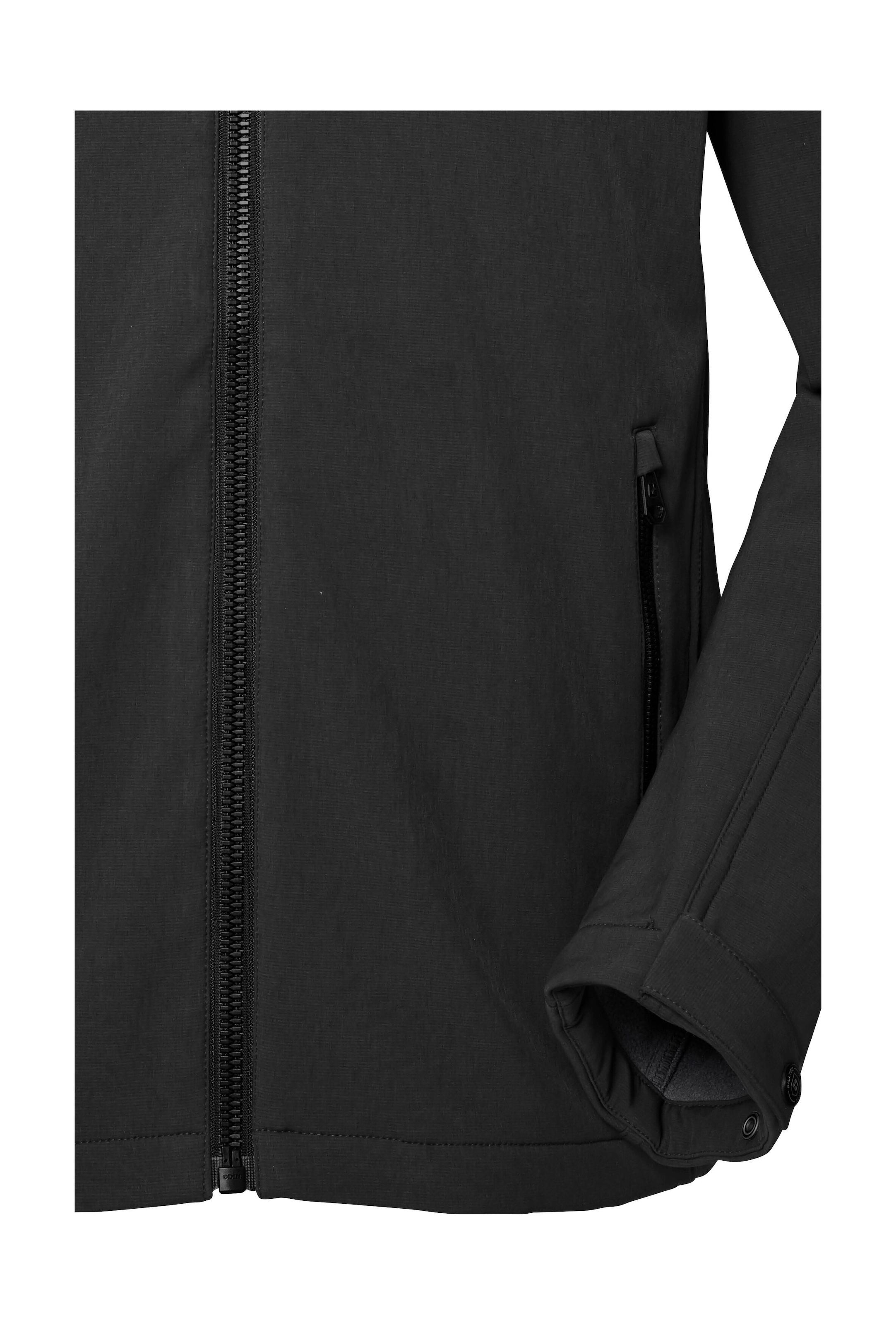 Killtec Softshelljacke »Herren Softshelljacke« Wasserabweisende Softshelljacke mit Fleece, abnehmbarer Kapuze