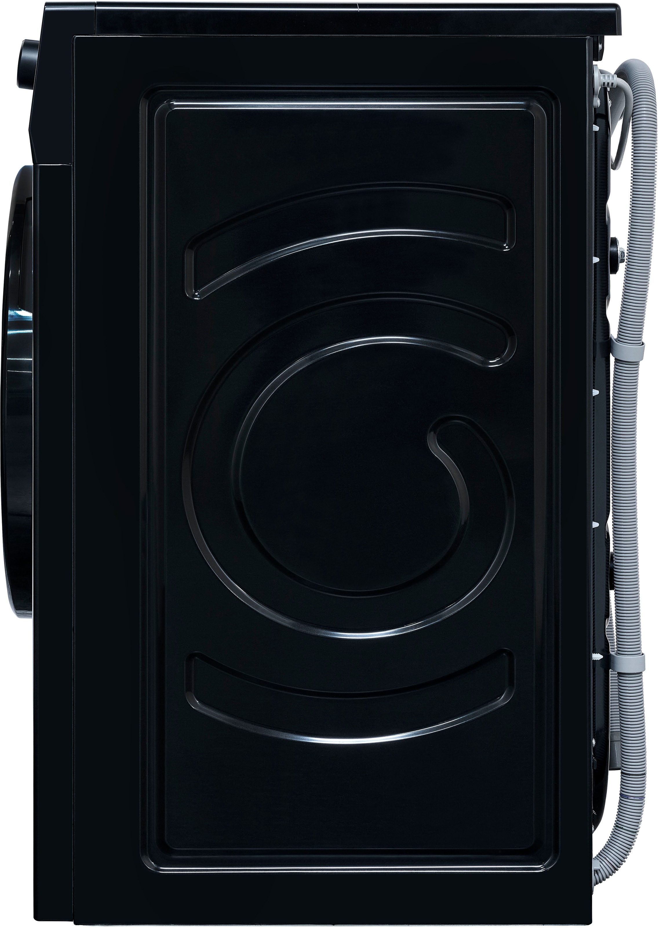 exquisit Waschmaschine »WA9214-340A anthrazit«, 9 kg, 1400 U/min, Aquastop-Schlauch