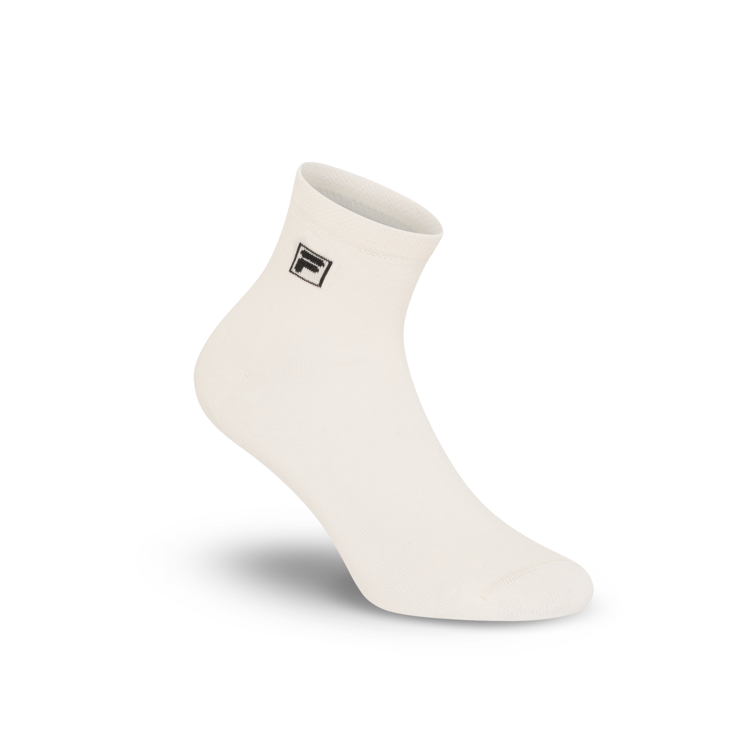 Fila Kurzsocken »UNISEX QUARTER PLAIN SOCKS« 3 Paar tlg. mit eingestrickem Logo