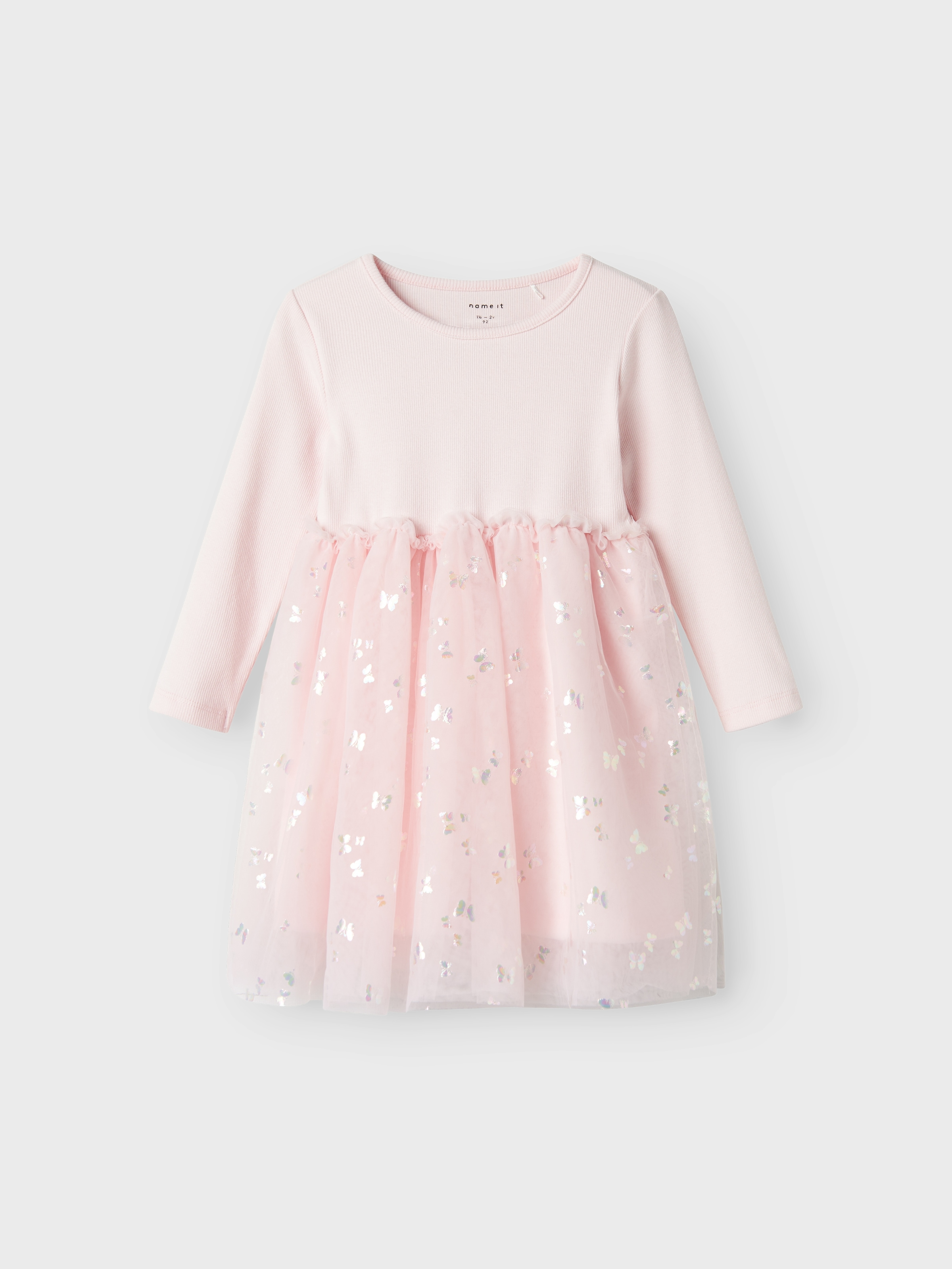 Name It Minikleid »NMFDUBUTTERFLY LS DRESS«