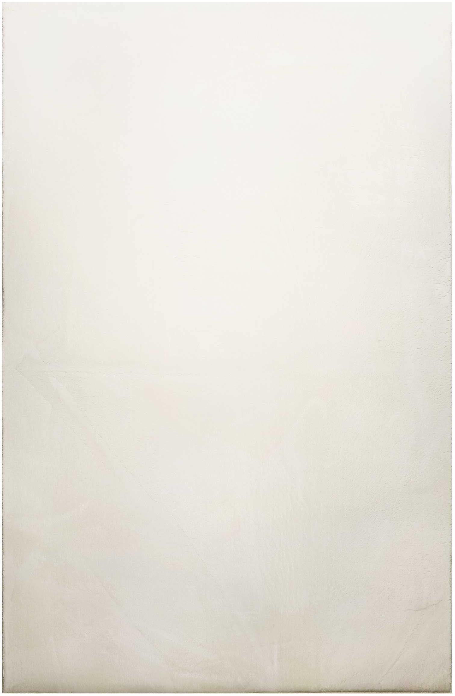 Homie Living Teppich »Lago« rechteckig 19 mm Höhe Kurzflor, Uni Farben, ideal im Wohnzimmer & Schlafzimmer