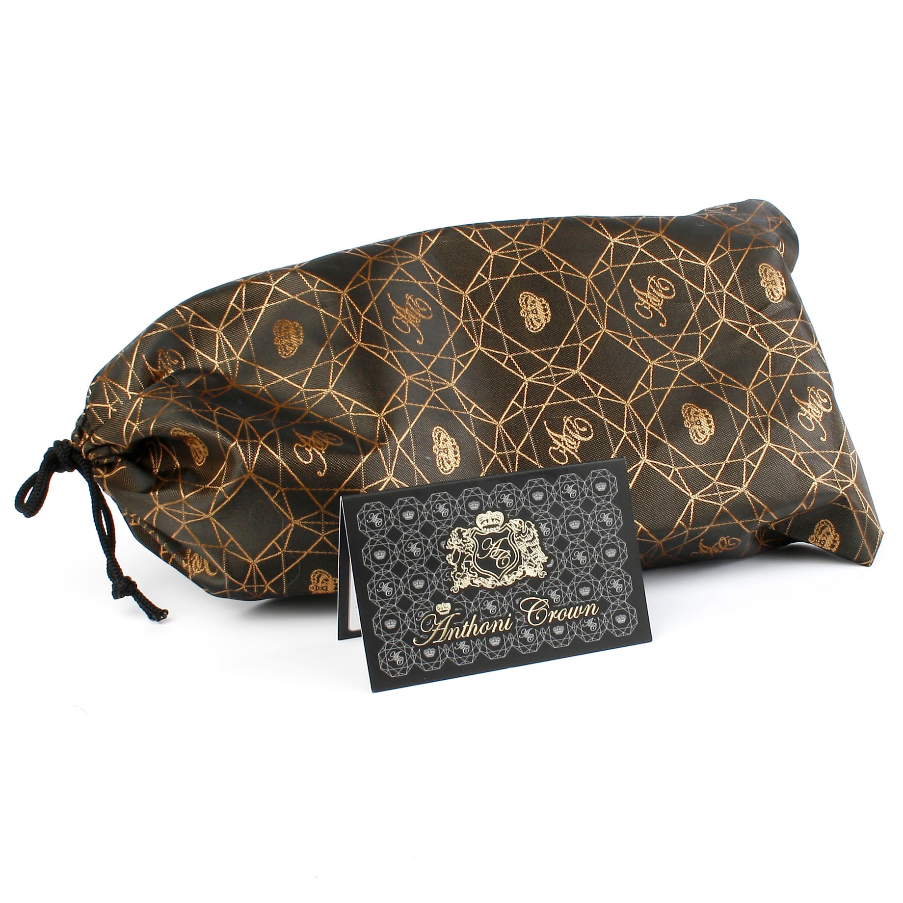 Anthoni Crown Ledergürtel in schmaler Form und gemusterter Schließe