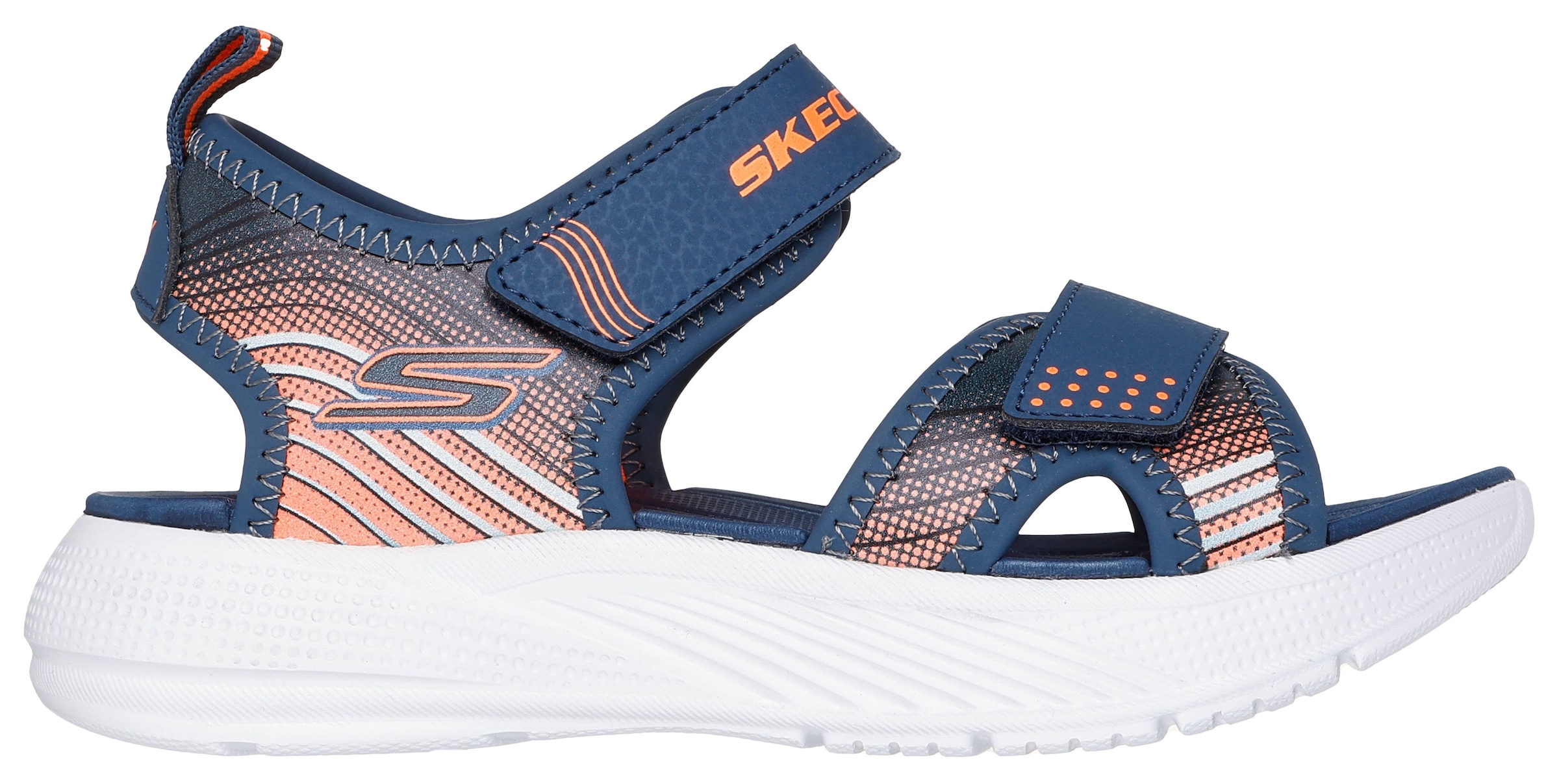 Skechers Kids Sandale »MICROSPEC-SPLASH«, leichte Sandale mit Klettverschluss, Größenschablone zum Download