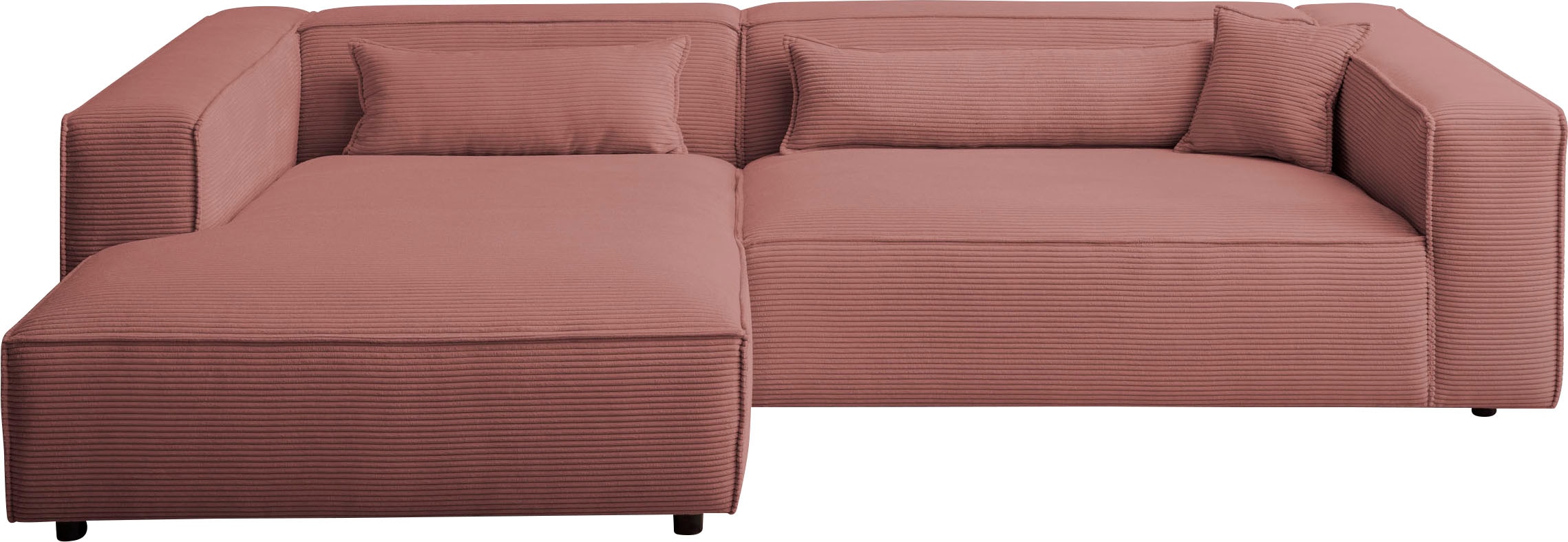 LeGer Home by Lena Gercke Ecksofa »PIARA XXL, Big-Sofa, Cord, Leinenoptik o günstig online kaufen
