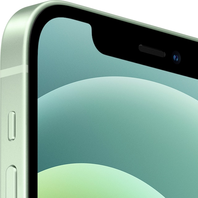 Apple Smartphone »iPhone 12 256GB«, grün, 15,5 cm/6,1 Zoll, 256 GB  Speicherplatz, 12 MP Kamera, ohne Strom Adapter und Kopfhörer, kompatibel  mit AirPods, Earpods online kaufen