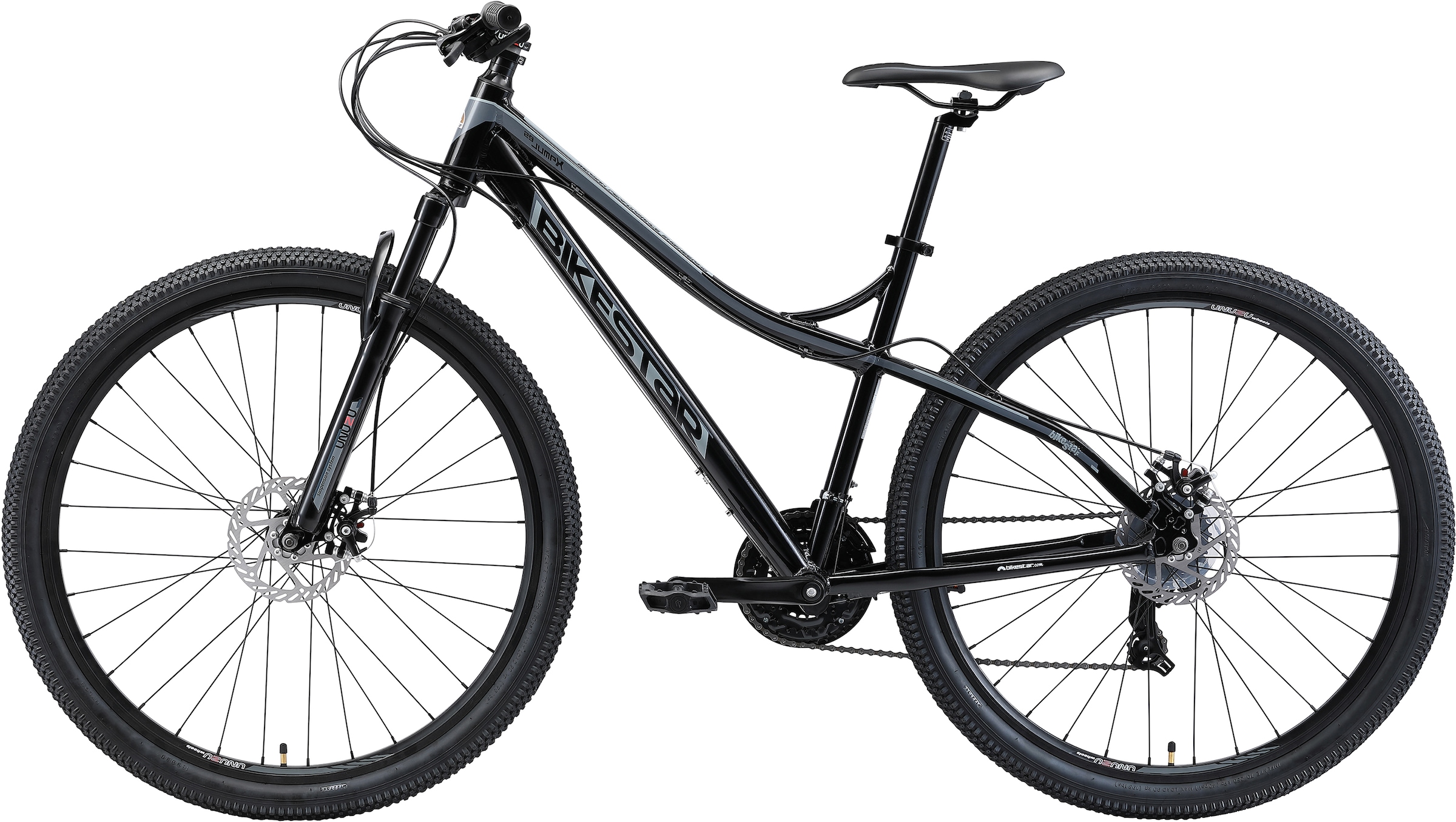 Bikestar Mountainbike, 21 Gang, Shimano, RD-TY300 Schaltwerk, Kettenschaltung, für Damen und Herren, Kettenschaltung