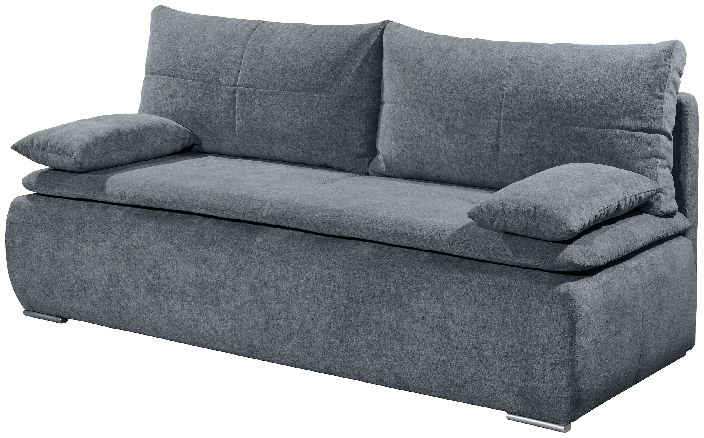 ED EXCITING DESIGN Schlafsofa »Jana«, mit Bettkasten & 2 Armlehnenkissen