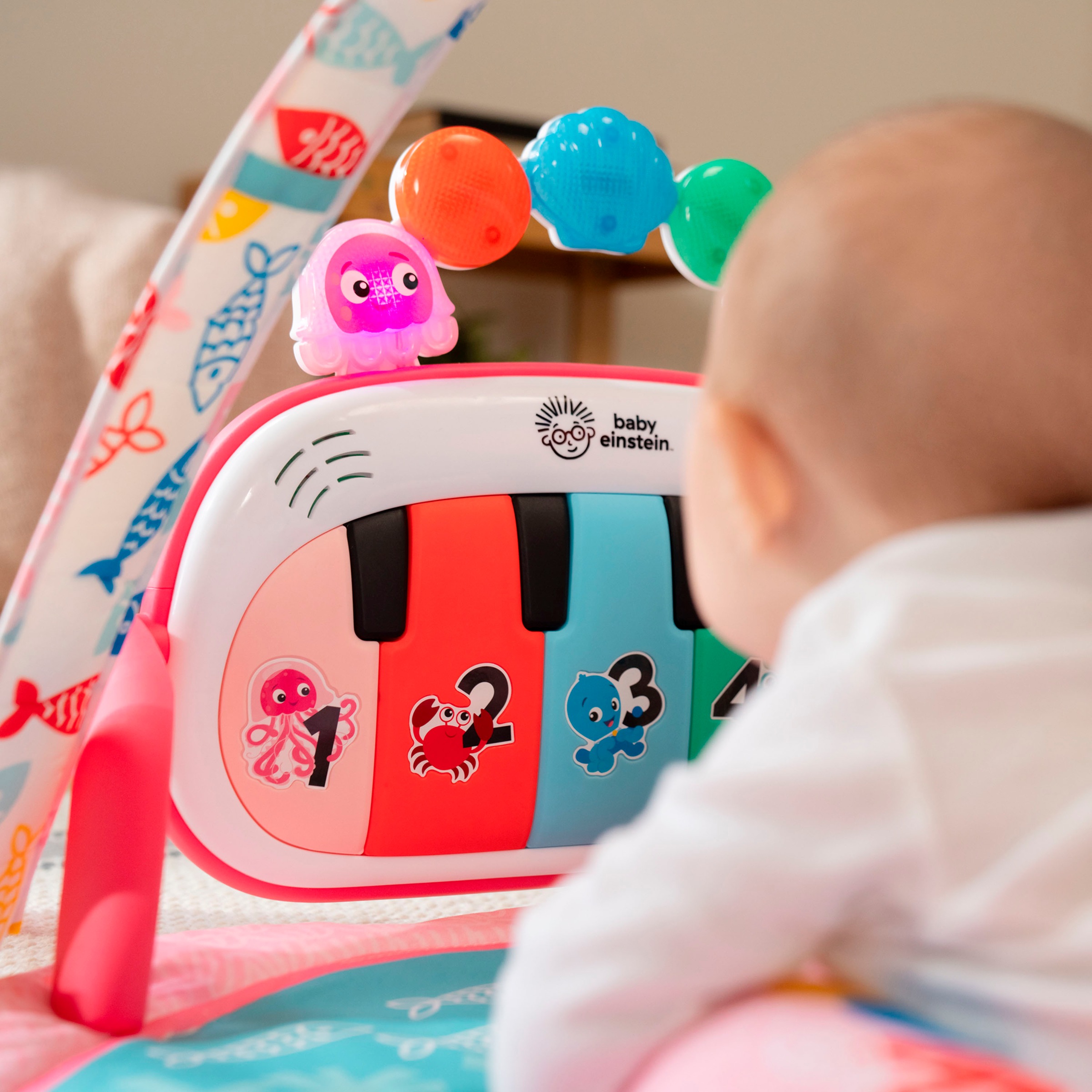 Baby Einstein Spielbogen »4-in-1 Kickin’ Tunes Jellyfish Jamboree Music & Language Discovery Gym«, mit Soundeffekt