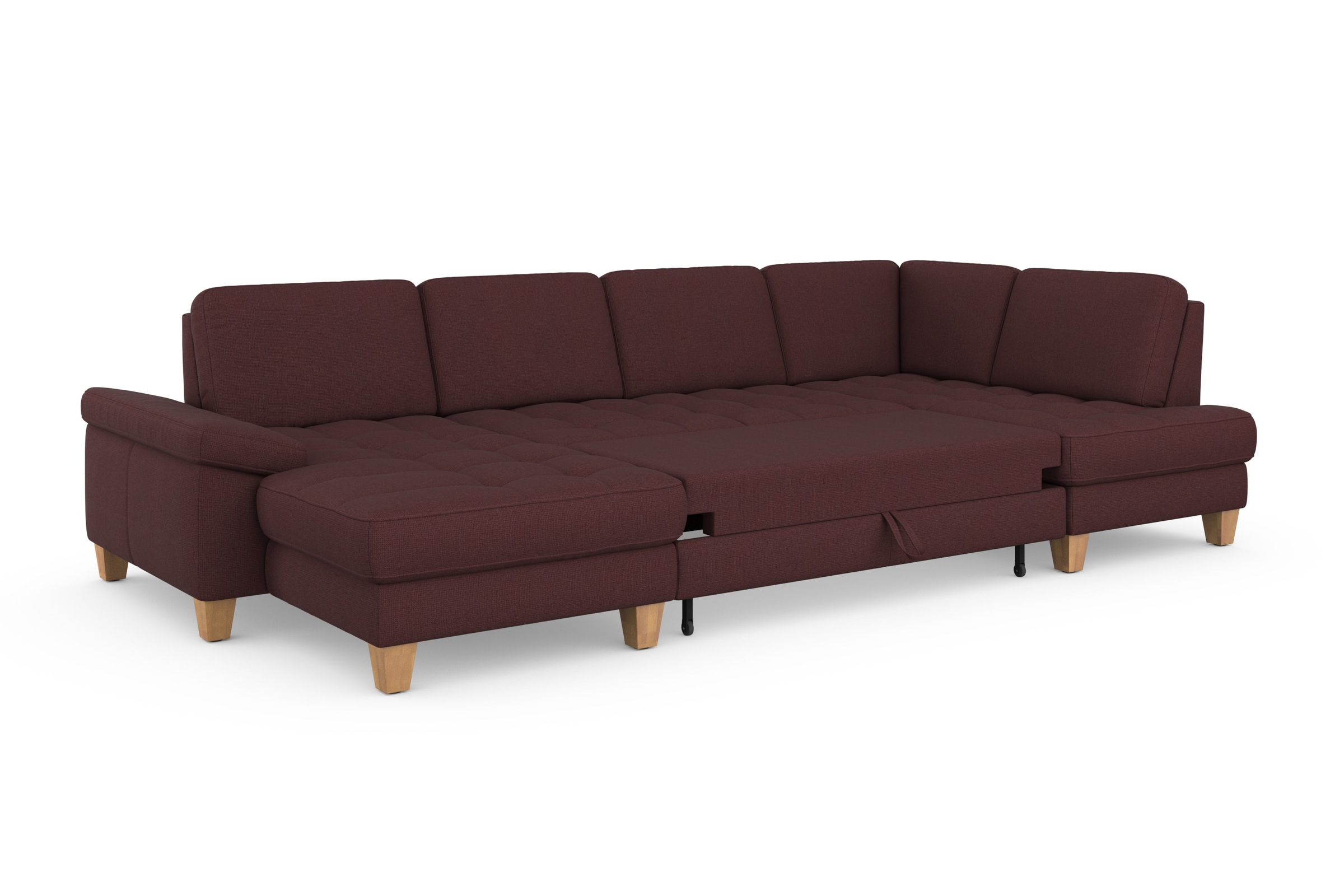 sit&more Wohnlandschaft »Westham U-Form«, wahlweise mit Bettfunktion, Bettkasten, Sitztiefenverstellung
