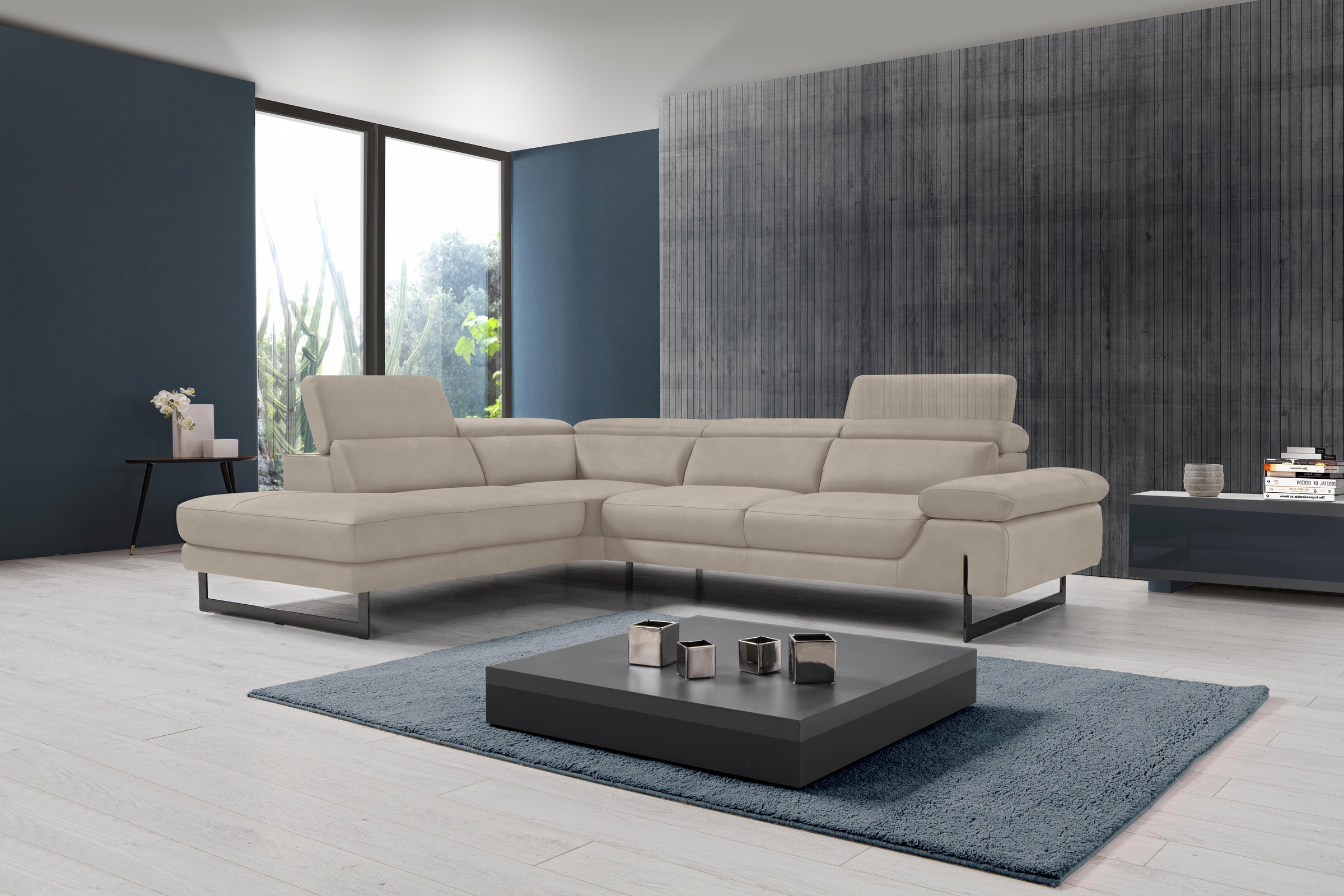Egoitaliano Ecksofa »Queenie, extravagantes Sofa mit erstklassigem Sitzkomf günstig online kaufen