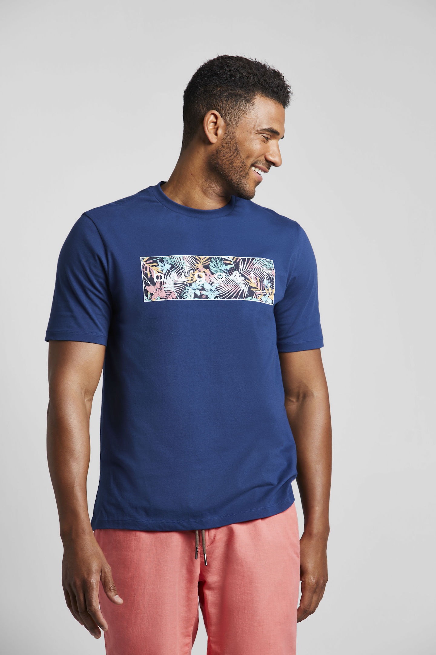 bugatti T-Shirt, online Tropical-Print kaufen mit