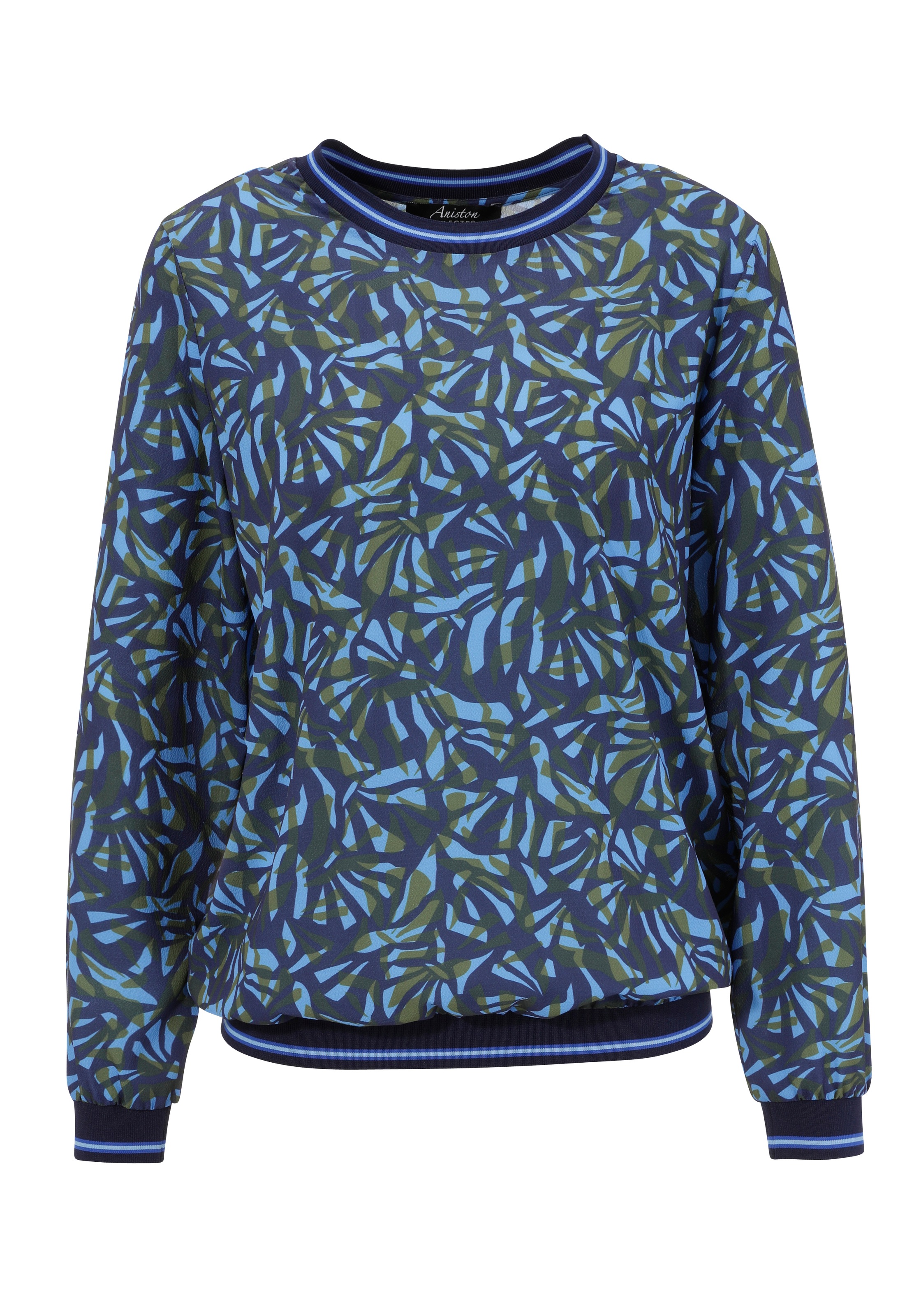 Aniston SELECTED Shirtbluse, mit aufregendem Druck und legerer Passform