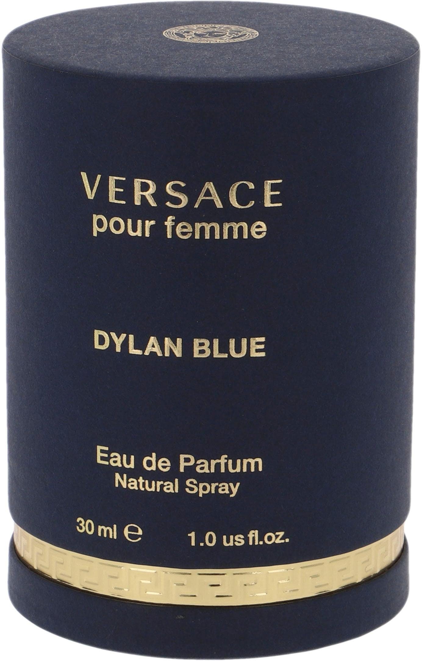 Versace Eau de Parfum »Dylan Blue Pour Femme«, mit holzig-fruchtiger Note