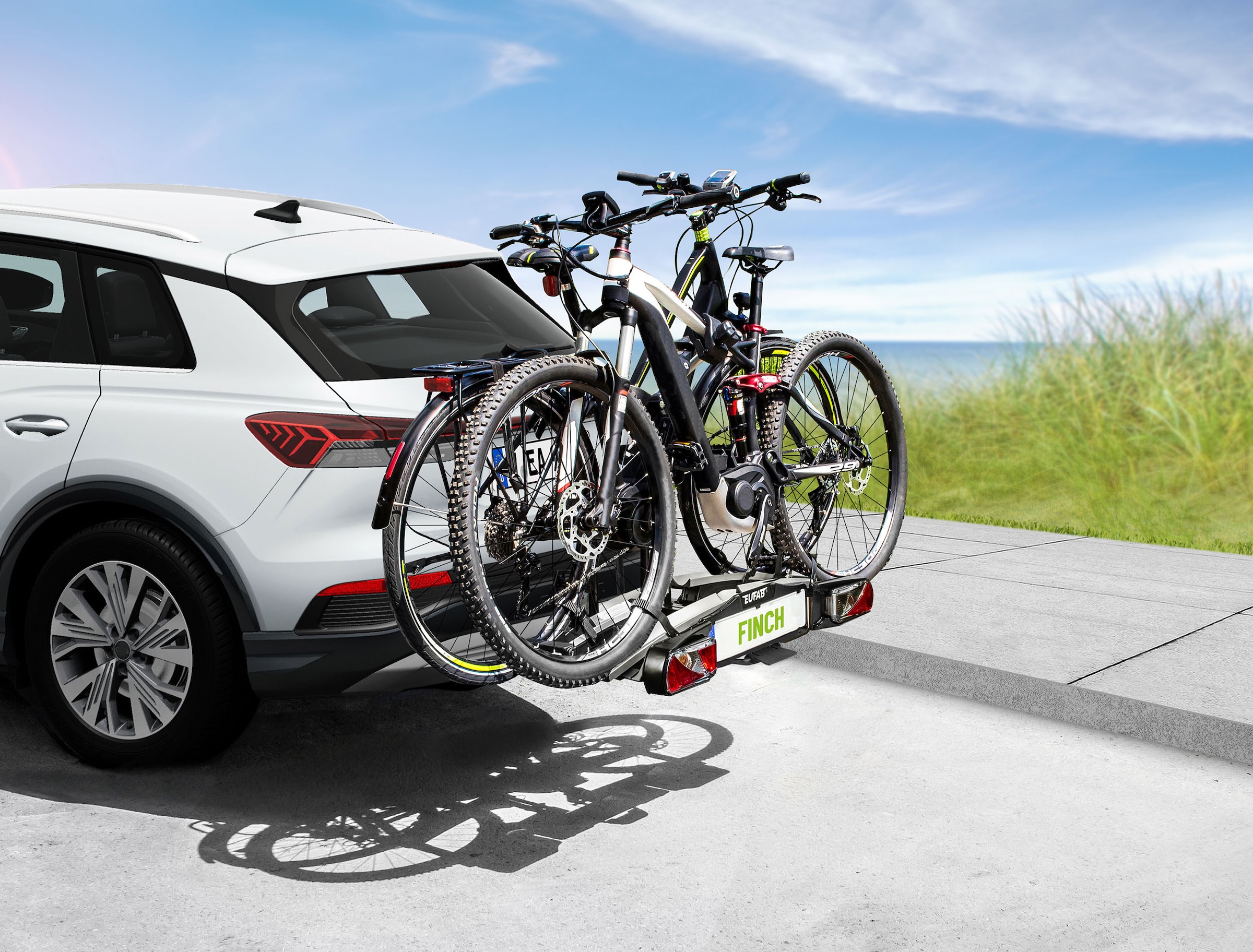 EUFAB Kupplungsfahrradträger »Fahrradträger FINCH für 2 Fahrräder«
